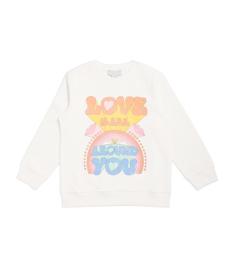 Organic Cotton Love Is All Around Sweatshirt (3-14+ Years)
