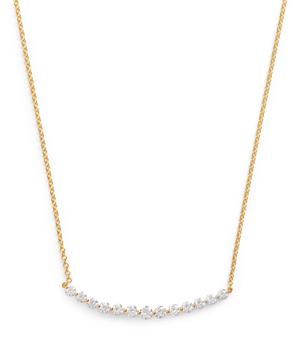 Yellow Gold and Diamond Zoe Necklace