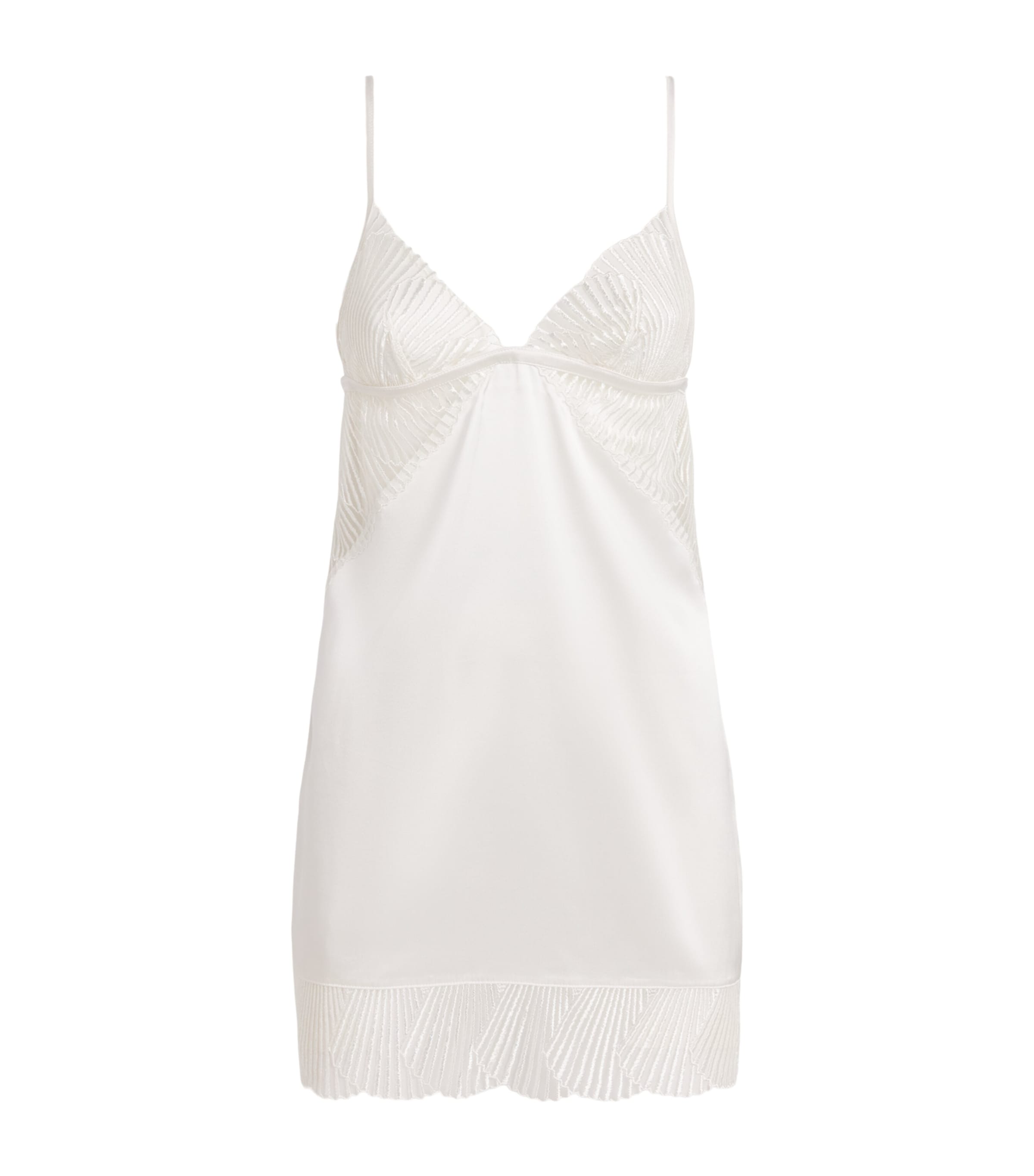 Coco De Mer Womens Athena Slip Dress Ivory