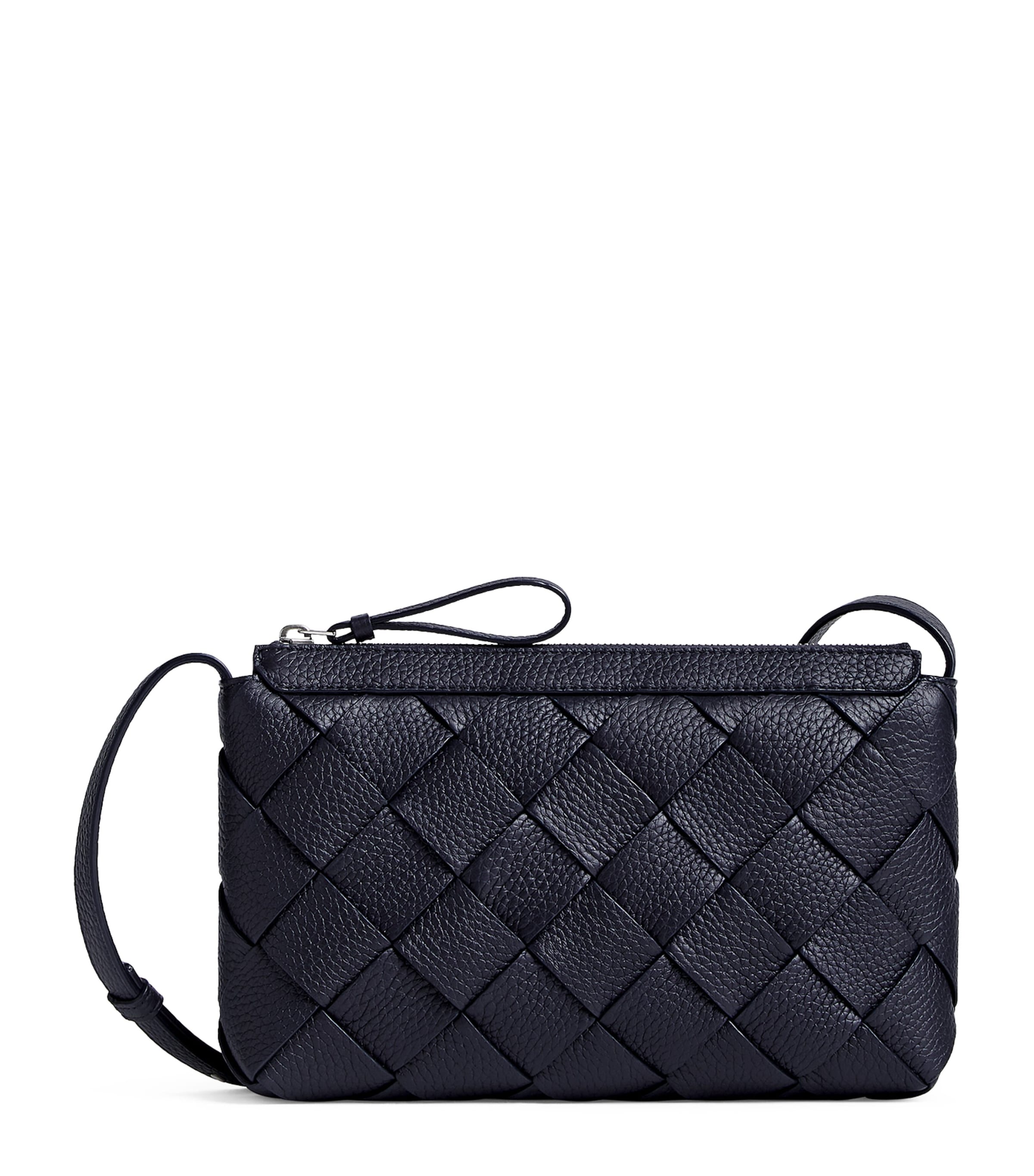 Leather Diago Cross-Body Bag