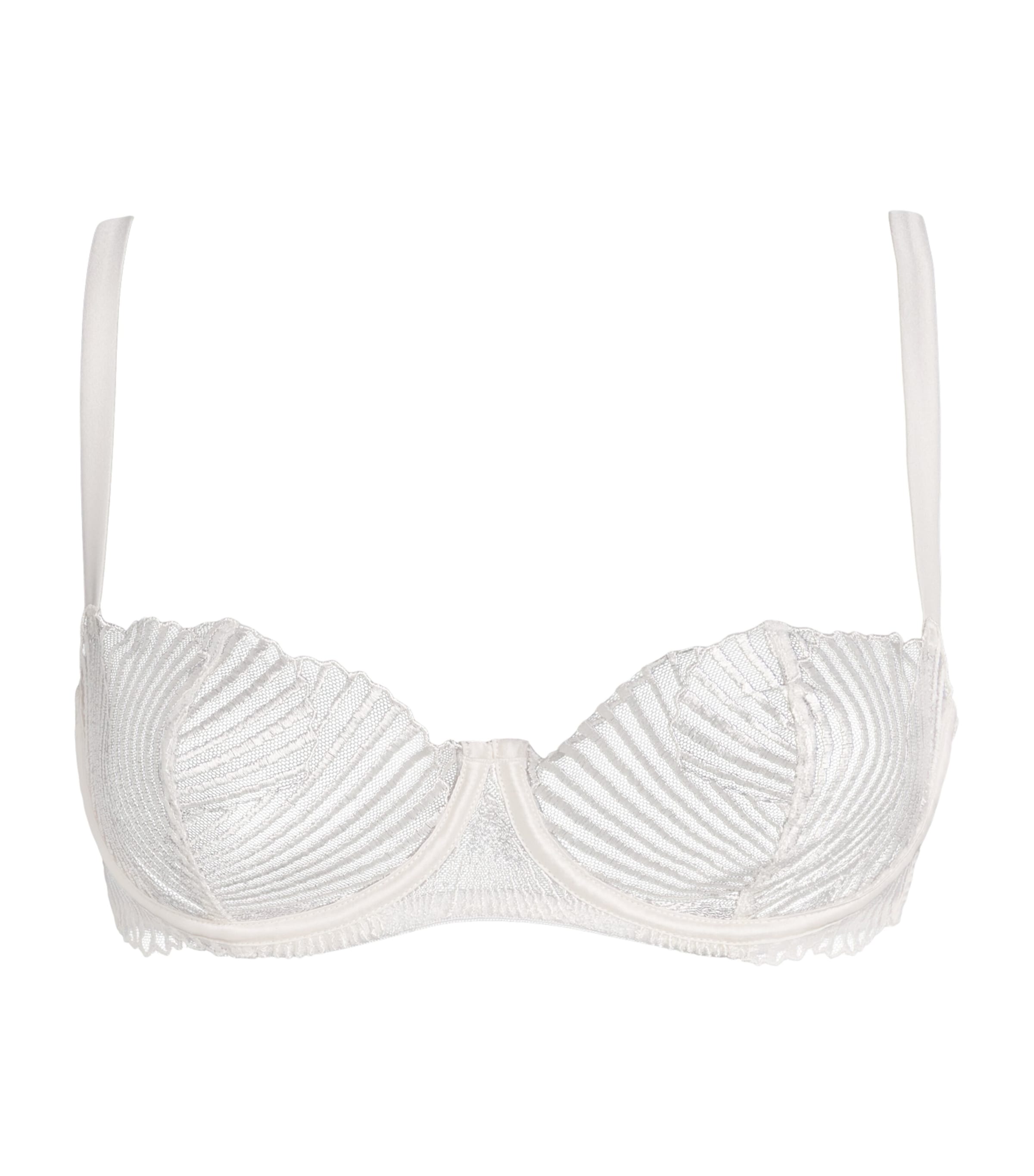 Coco De Mer Womens Athena Balcony Bra Ivory