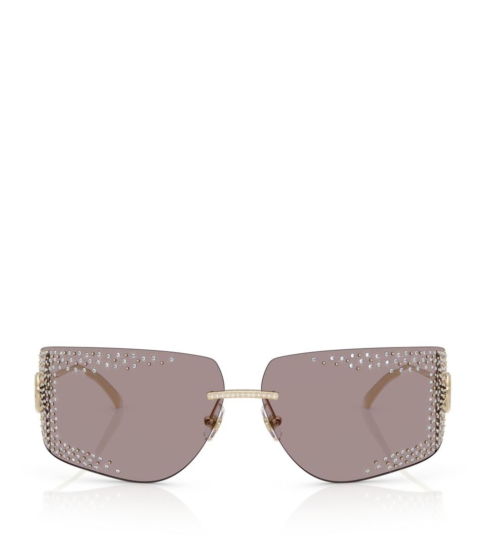 Embellished Wire-Frame Sunglasses