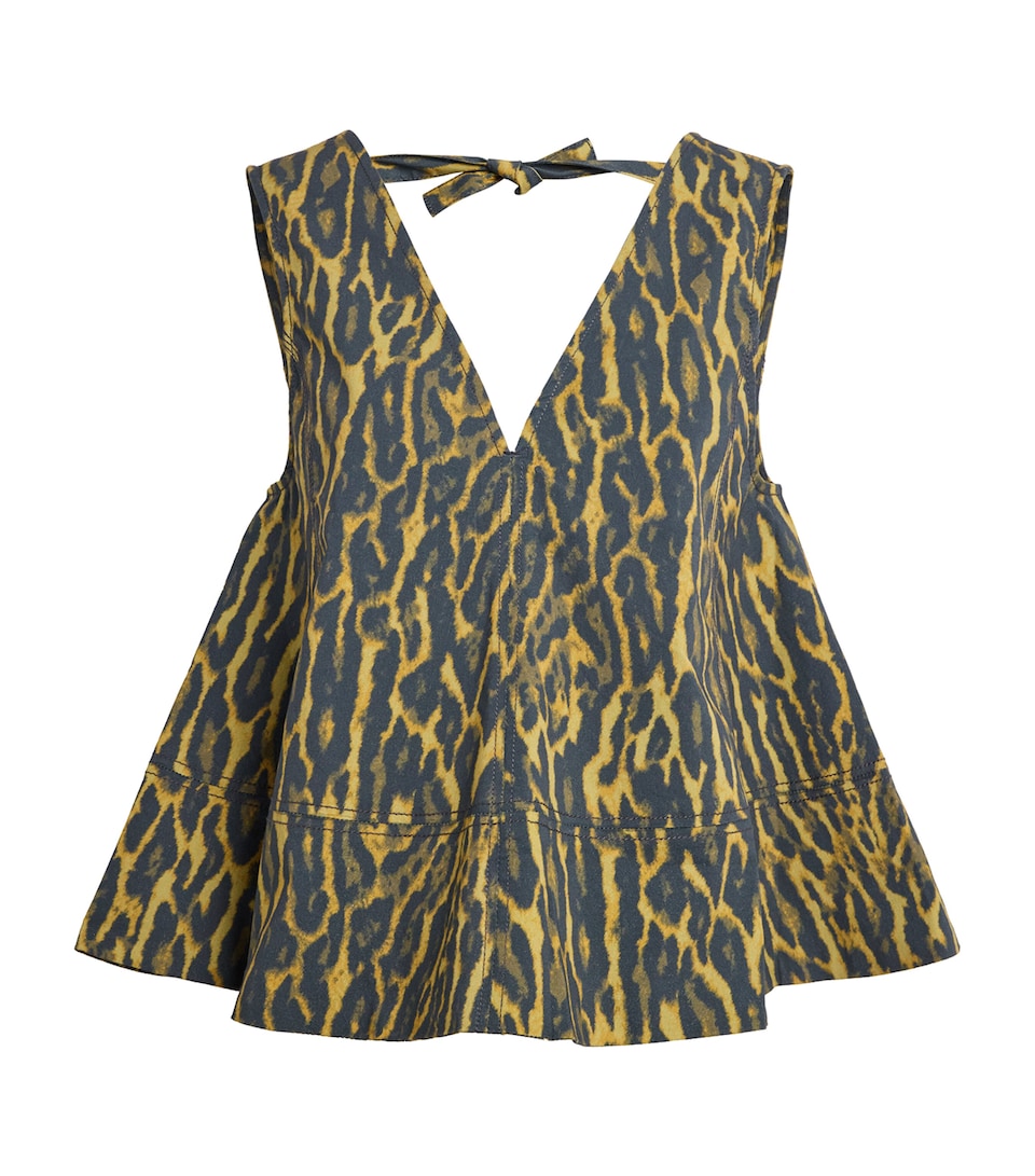 Organic Cotton Leopard Blouse
