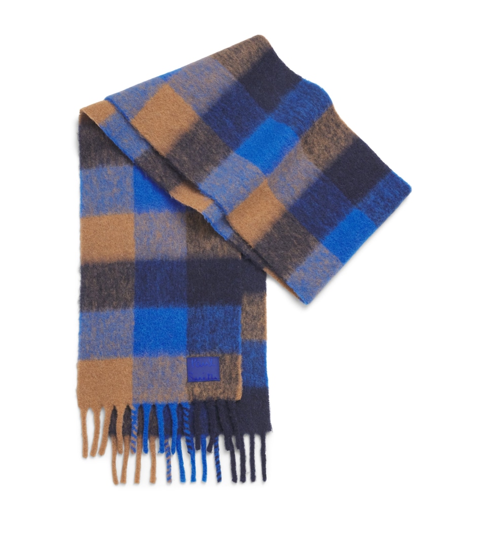 Paul Smith Alpaca-Blend Check Scarf