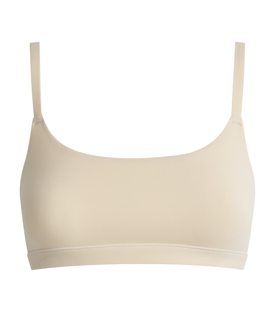 Skims Womens Fits Everybody Scoop-Neck Bralette Sand