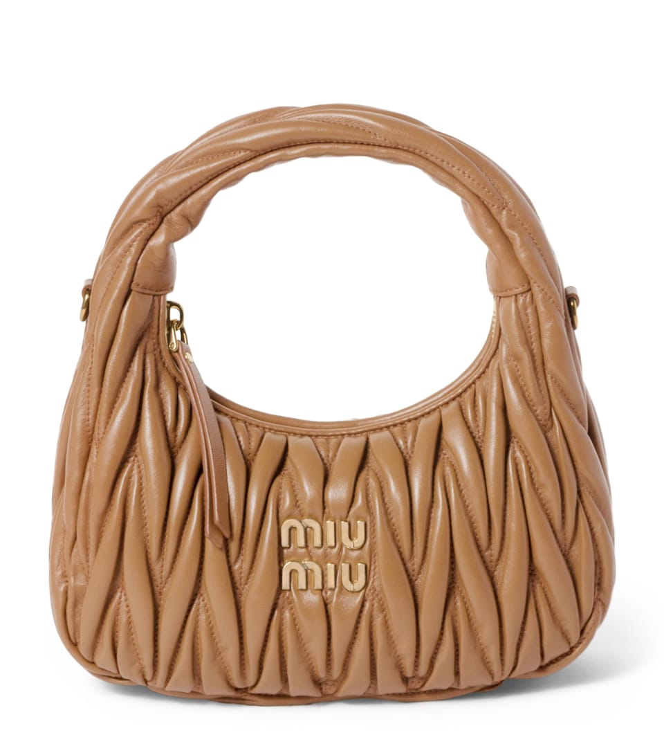 Matelassé Leather Wander Top-Handle Bag