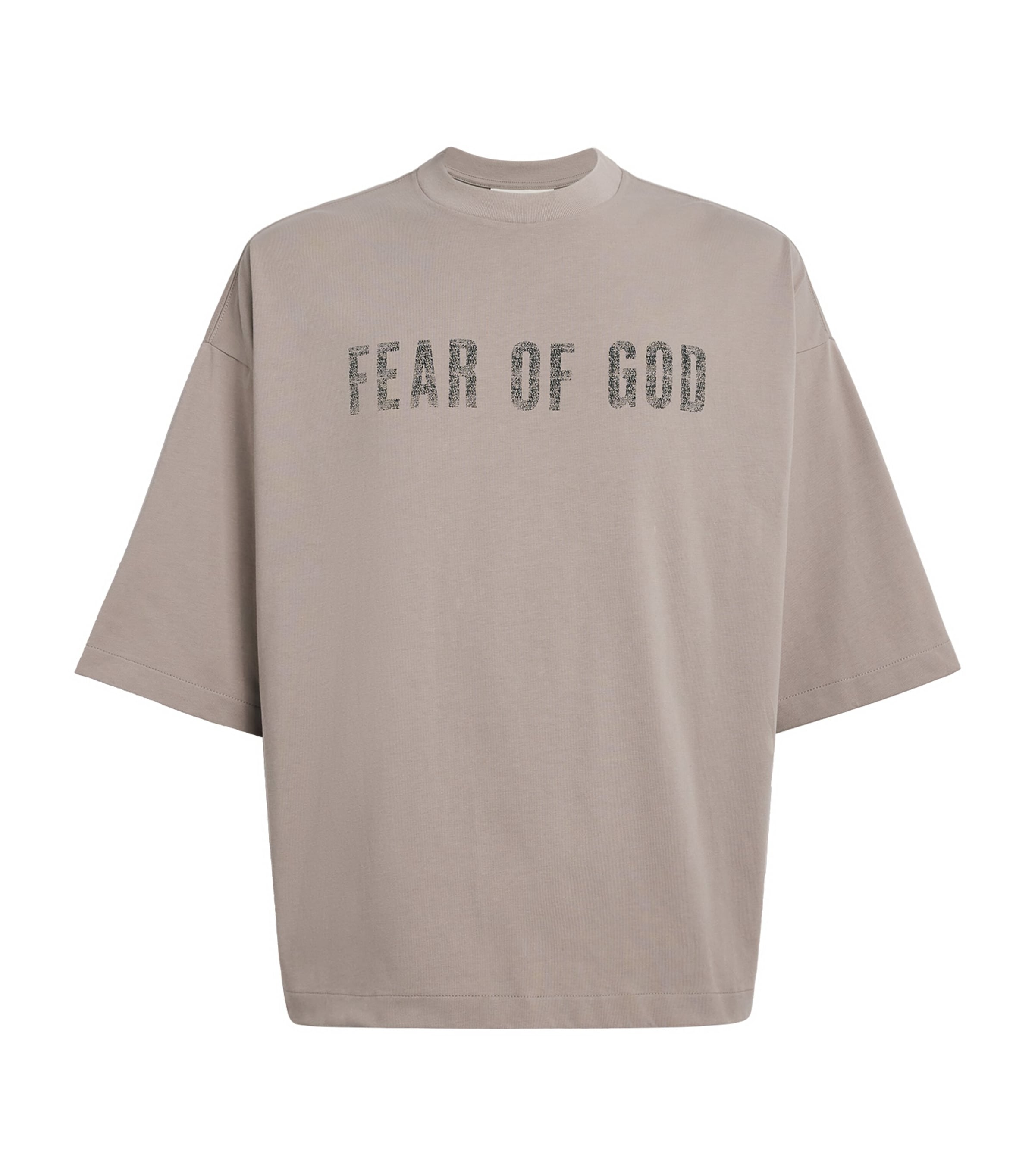 FEAR OF GOD ESSENTIALS Mens Cotton Boxy Merch T-Shirt Seal