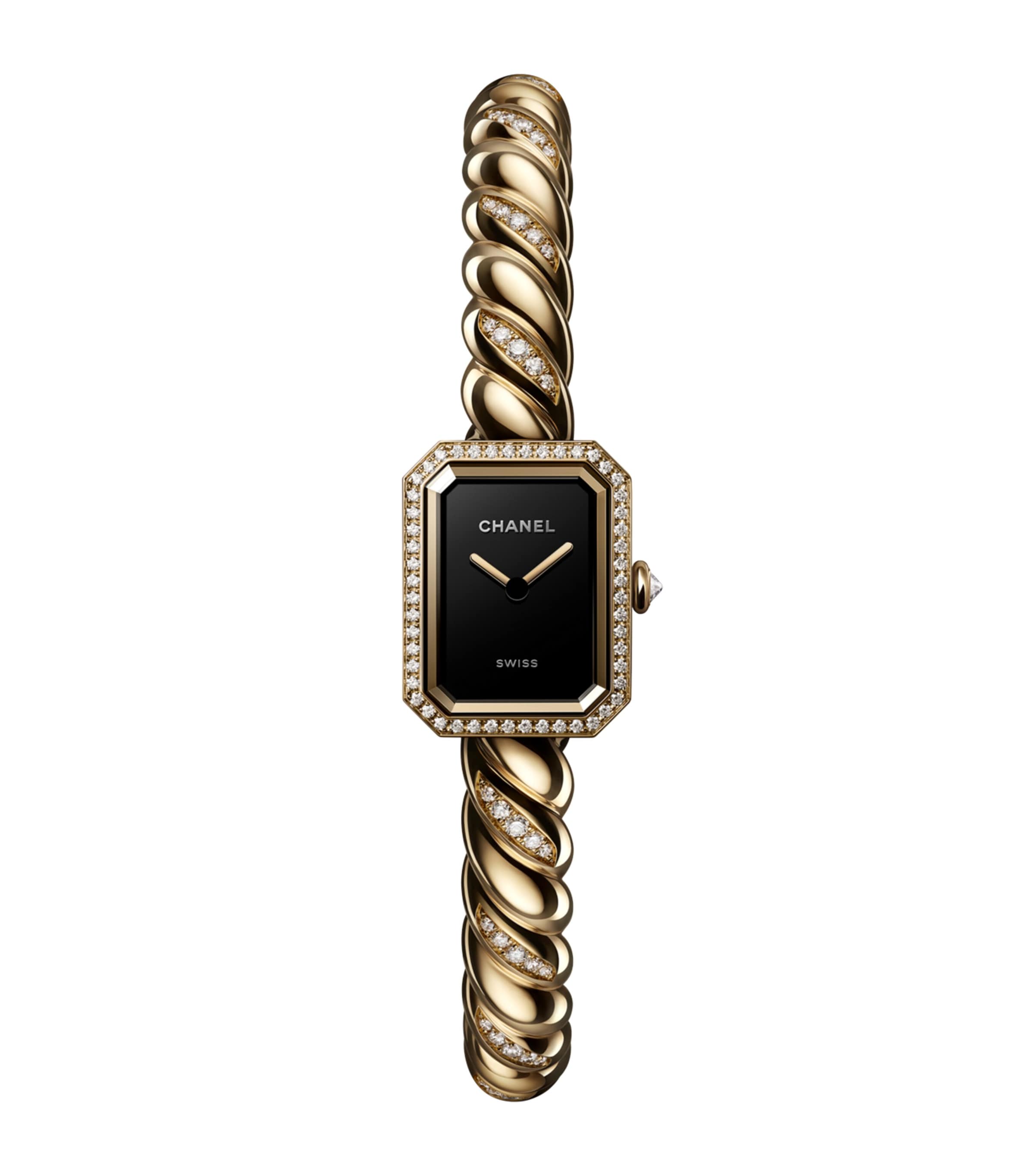Yellow Gold and Diamond Première Galon Watch 19.7mm