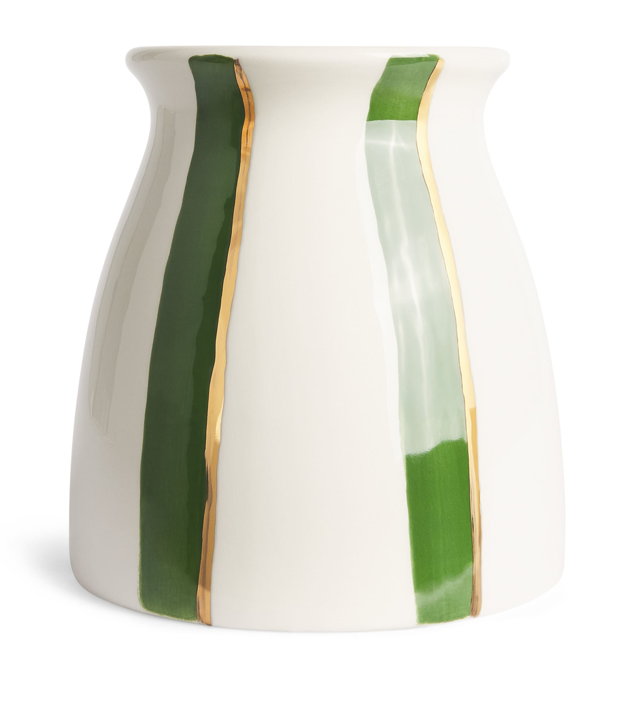Jayne Redmond Stripe Vase (17cm) White