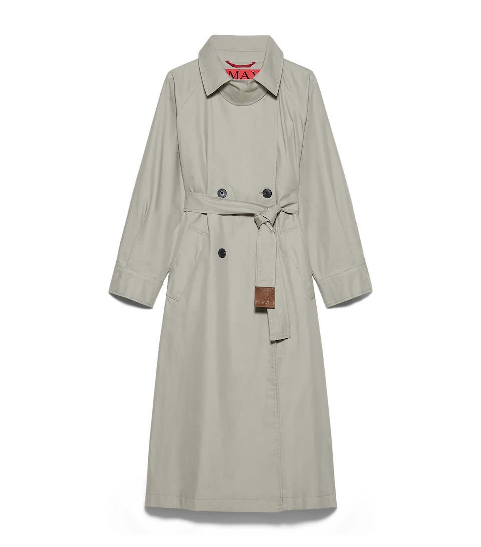 Cotton-Blend Trench Coat