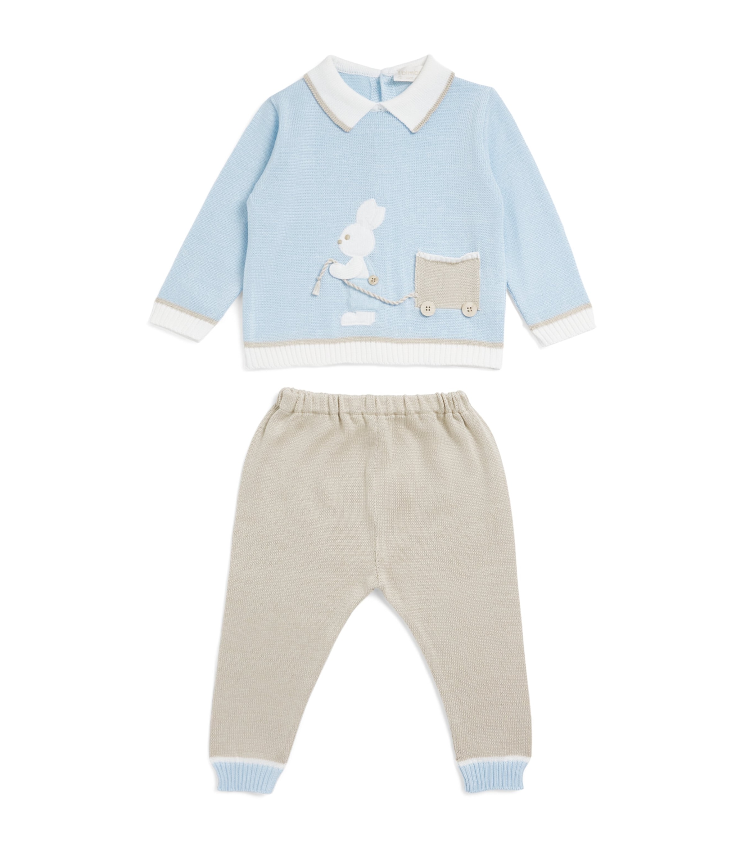 Organic Cotton Bunny Sweater and Leggings Set (3-24 Months)