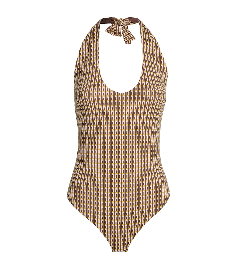 SIR. Womens Geometric Cooper Swimsuit Linnea