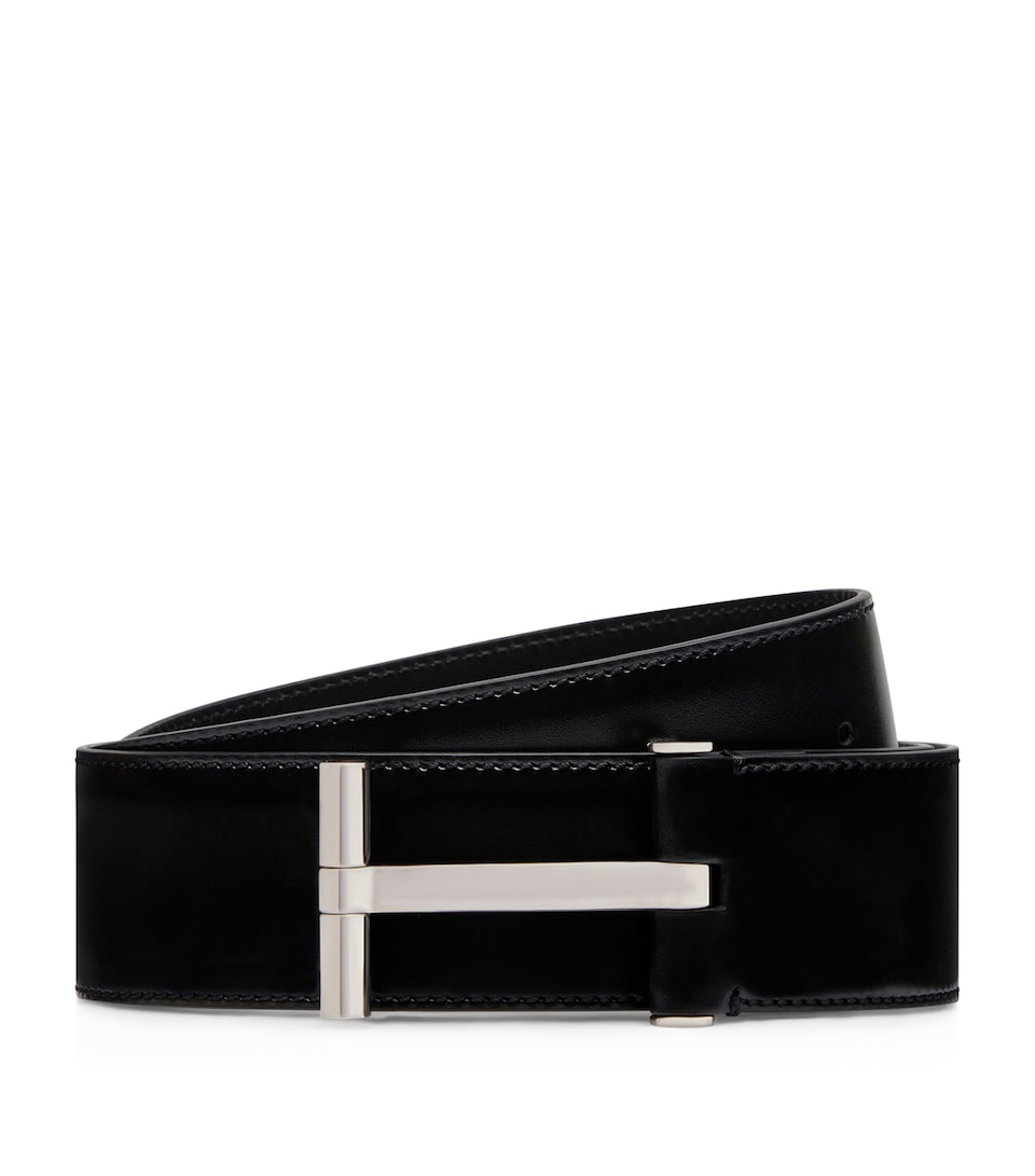 TOM FORD Leather Classic T Belt