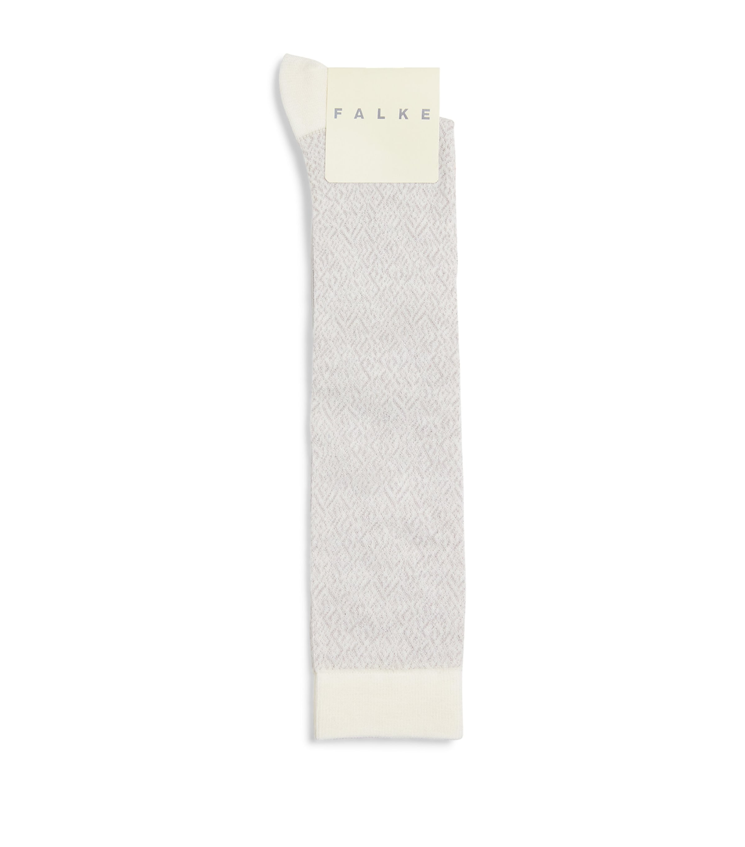 Falke Womens Wool-Blend Snow Glitter Knee-High Socks Off White