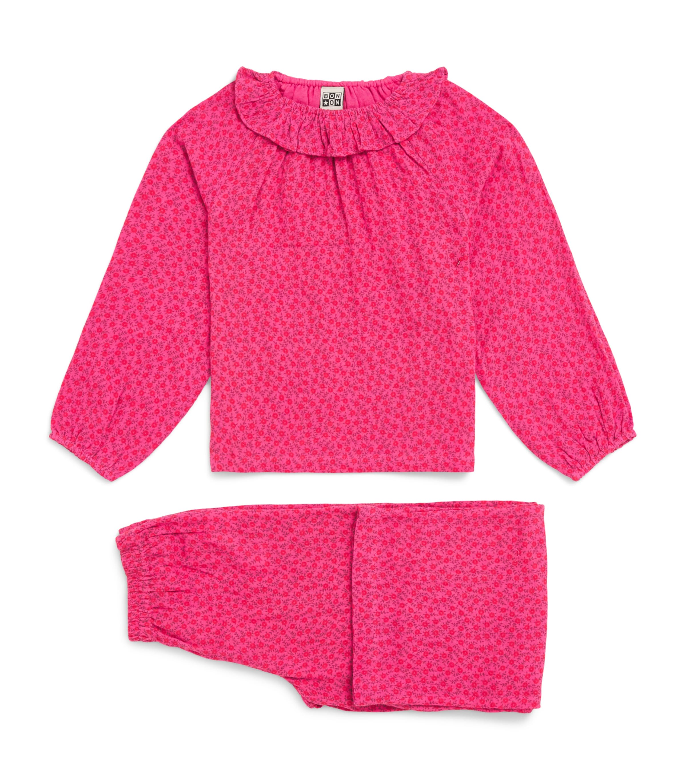 Bonton Papita Pyjama Set (2-14 Years) Foulfleur Rose