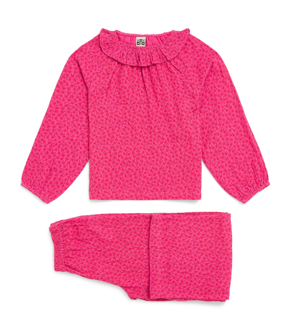 Bonton Papita Pyjama Set (2-14 Years) Foulfleur Rose