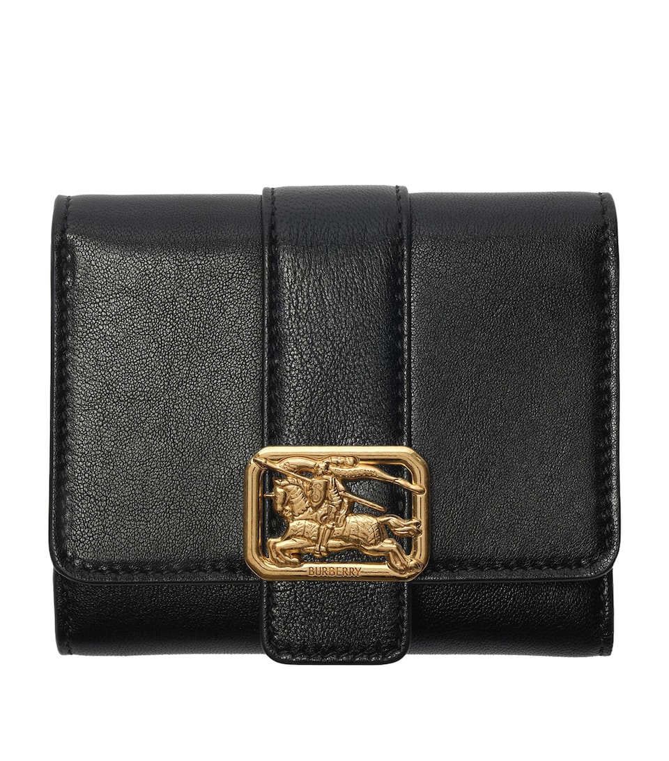 Burberry Leather Rider Wallet Black