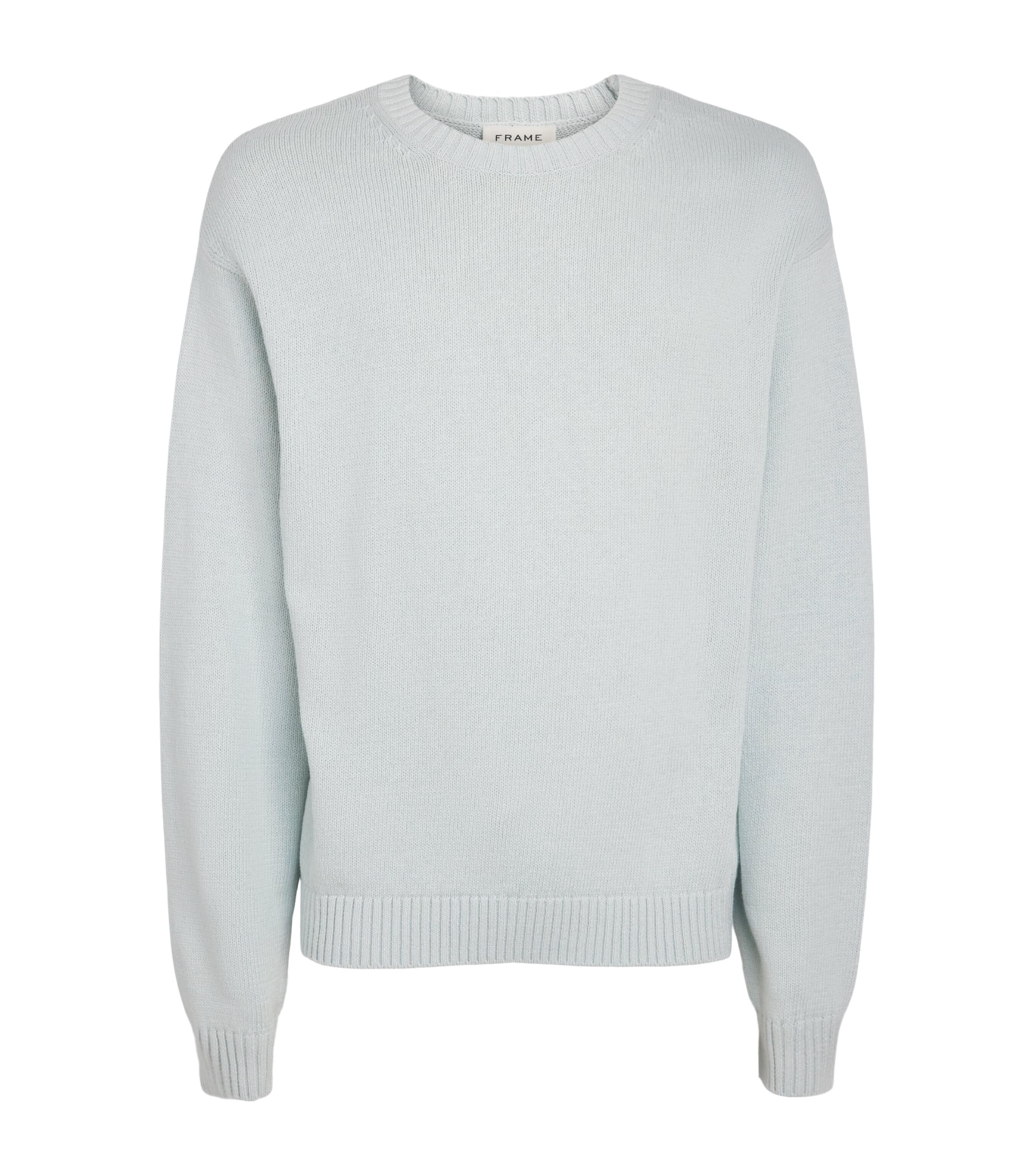 FRAME Mens Cotton-Silk Crew-Neck Sweater Palb