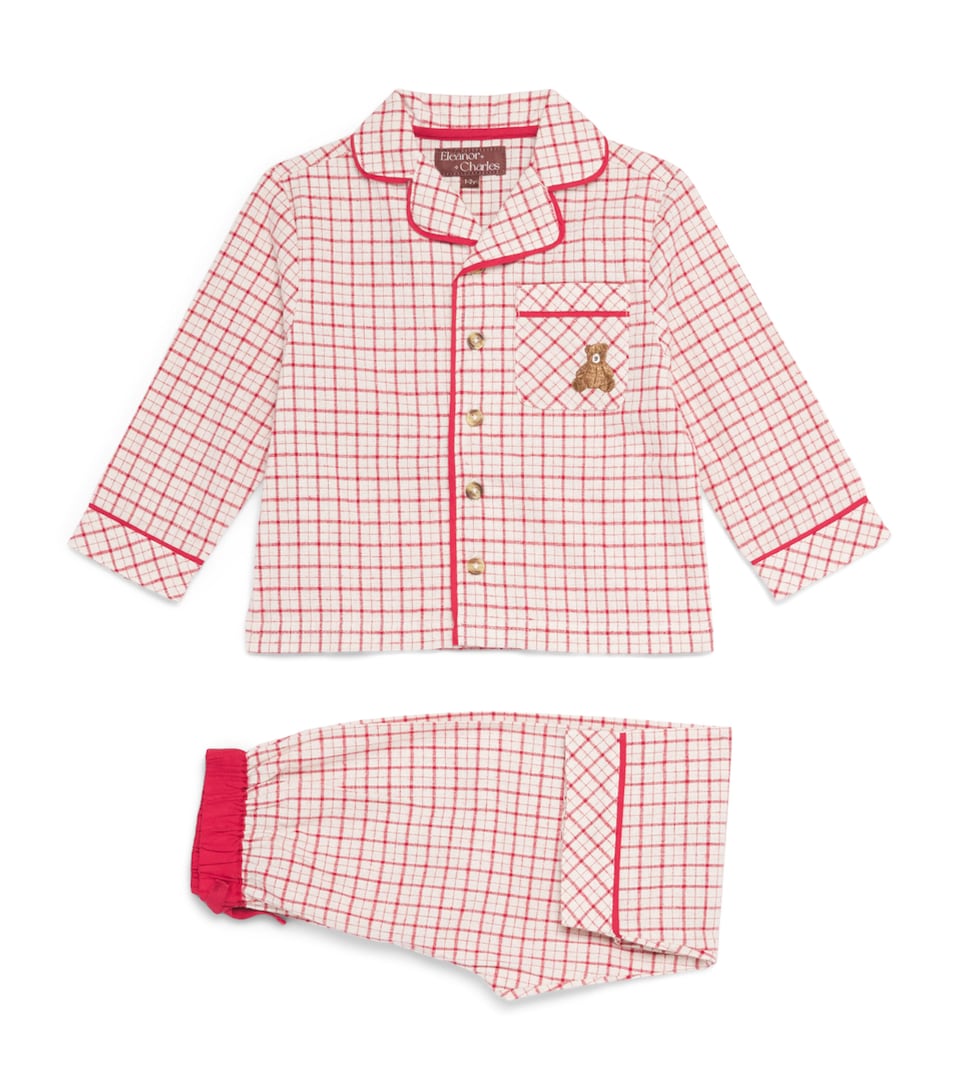 Eleanor Charles Cotton Teddy Pyjama Set (1-4 Years) Rc