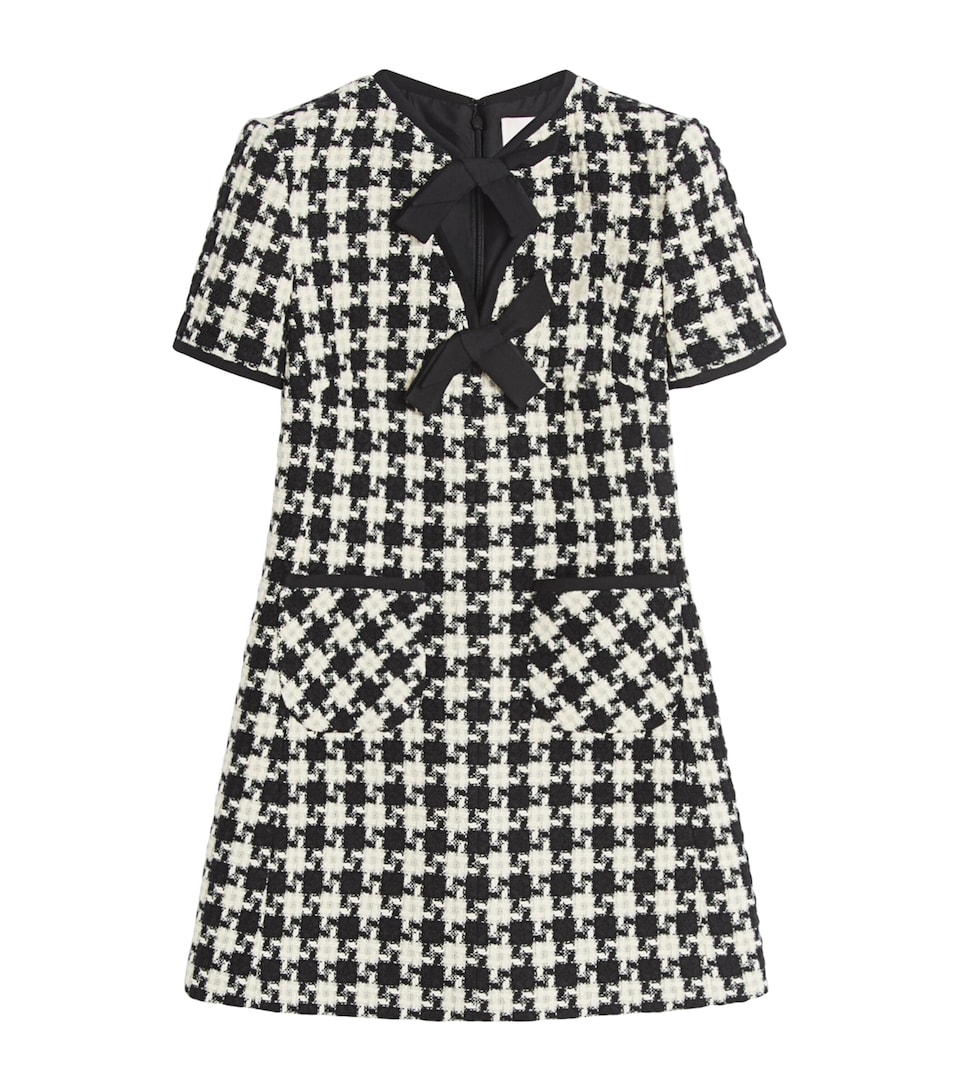 Houndstooth Mini Dress