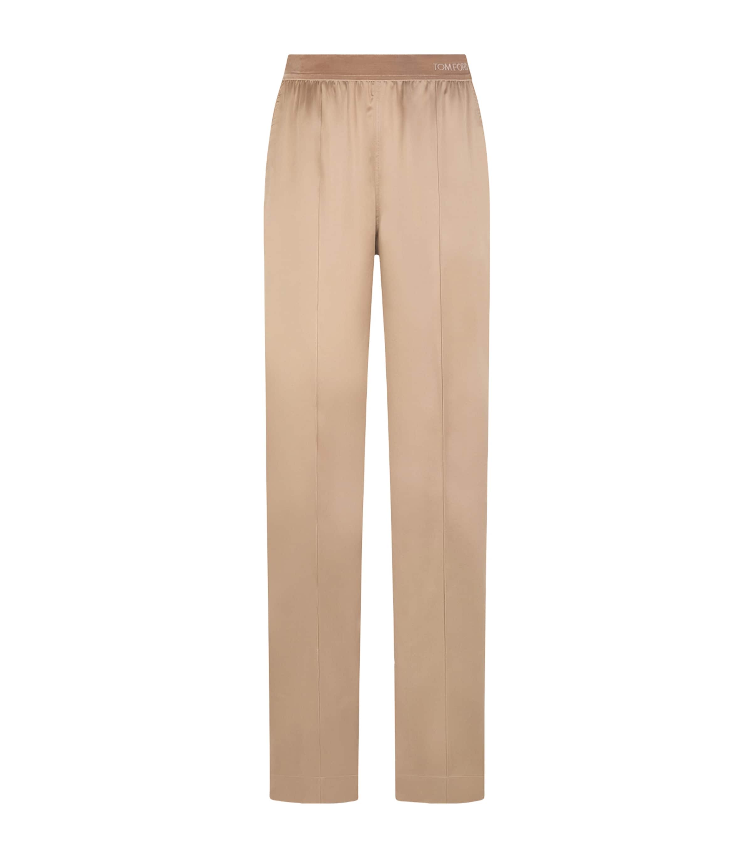 TOM FORD Womens Silk Satin Pyjama Trousers Jbq