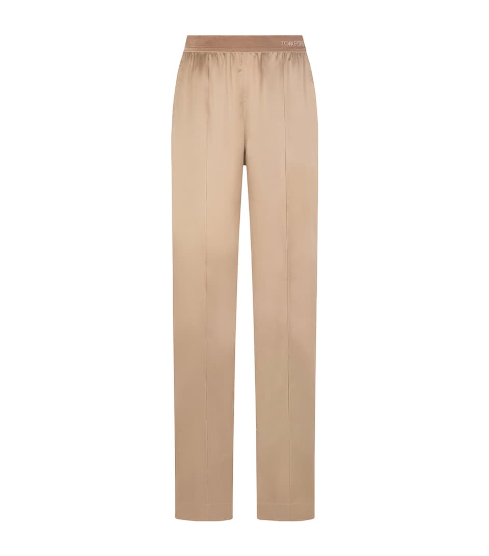 TOM FORD Womens Silk Satin Pyjama Trousers Jbq