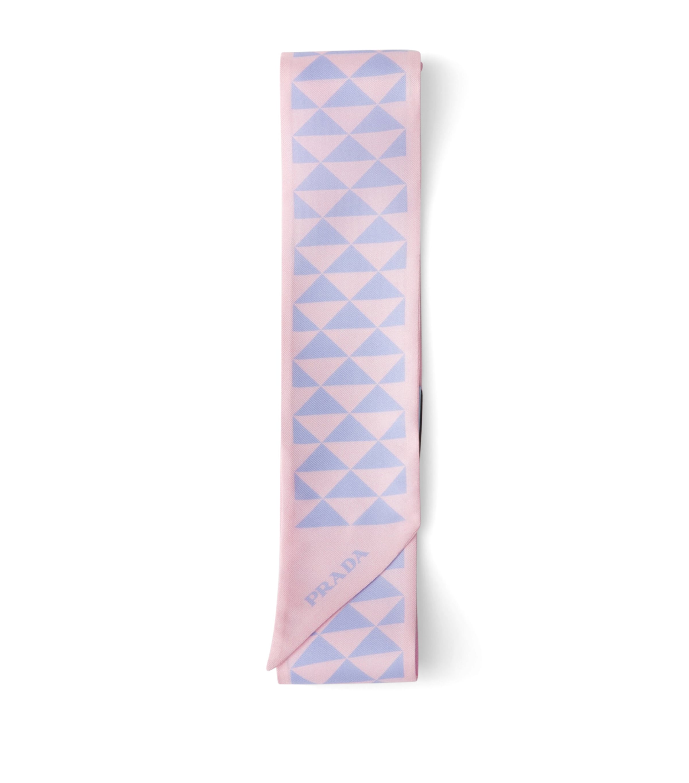 Prada Silk Triangle Print Necktie
