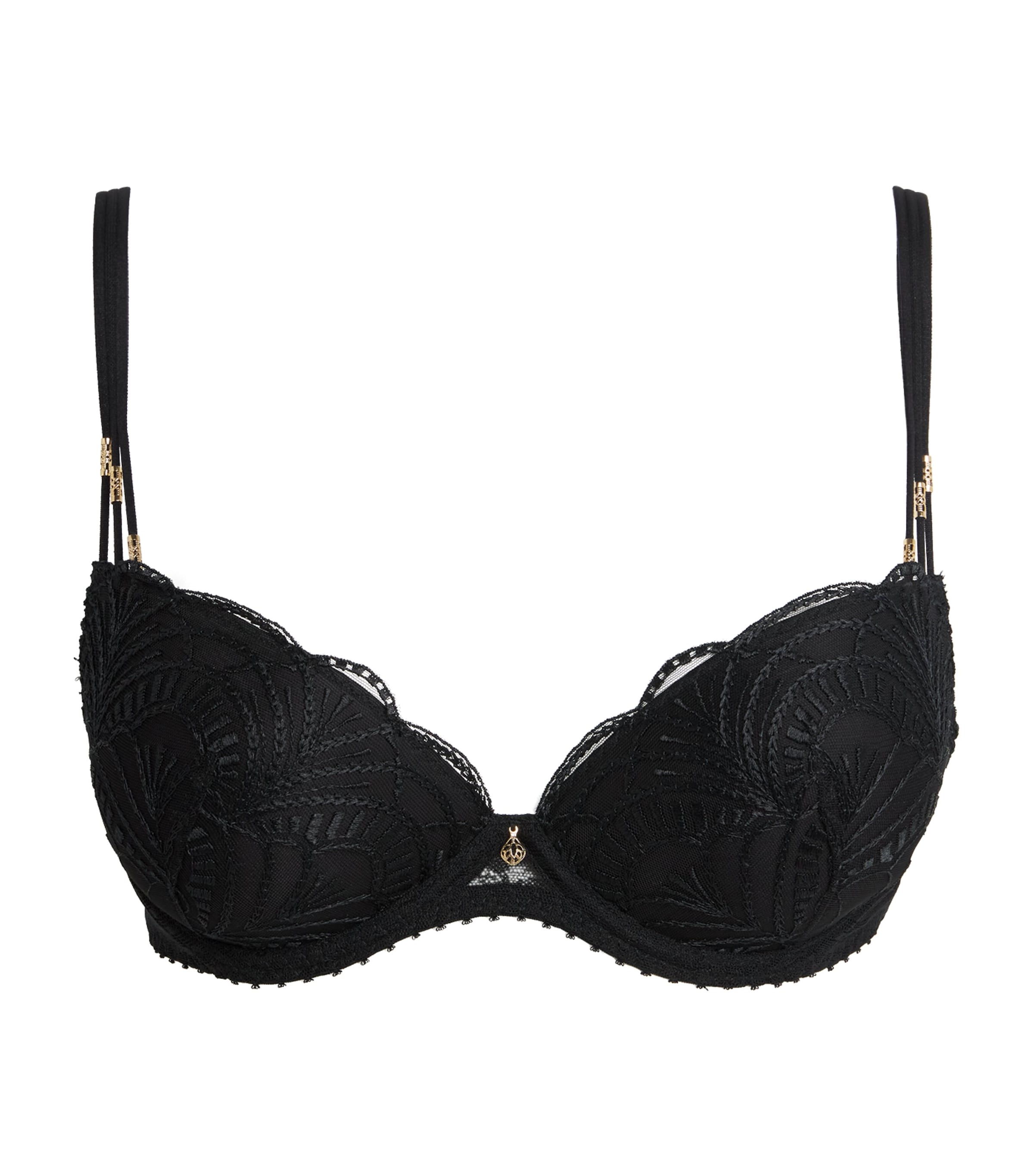 Aubade Womens Vibes Push-Up Bra Black