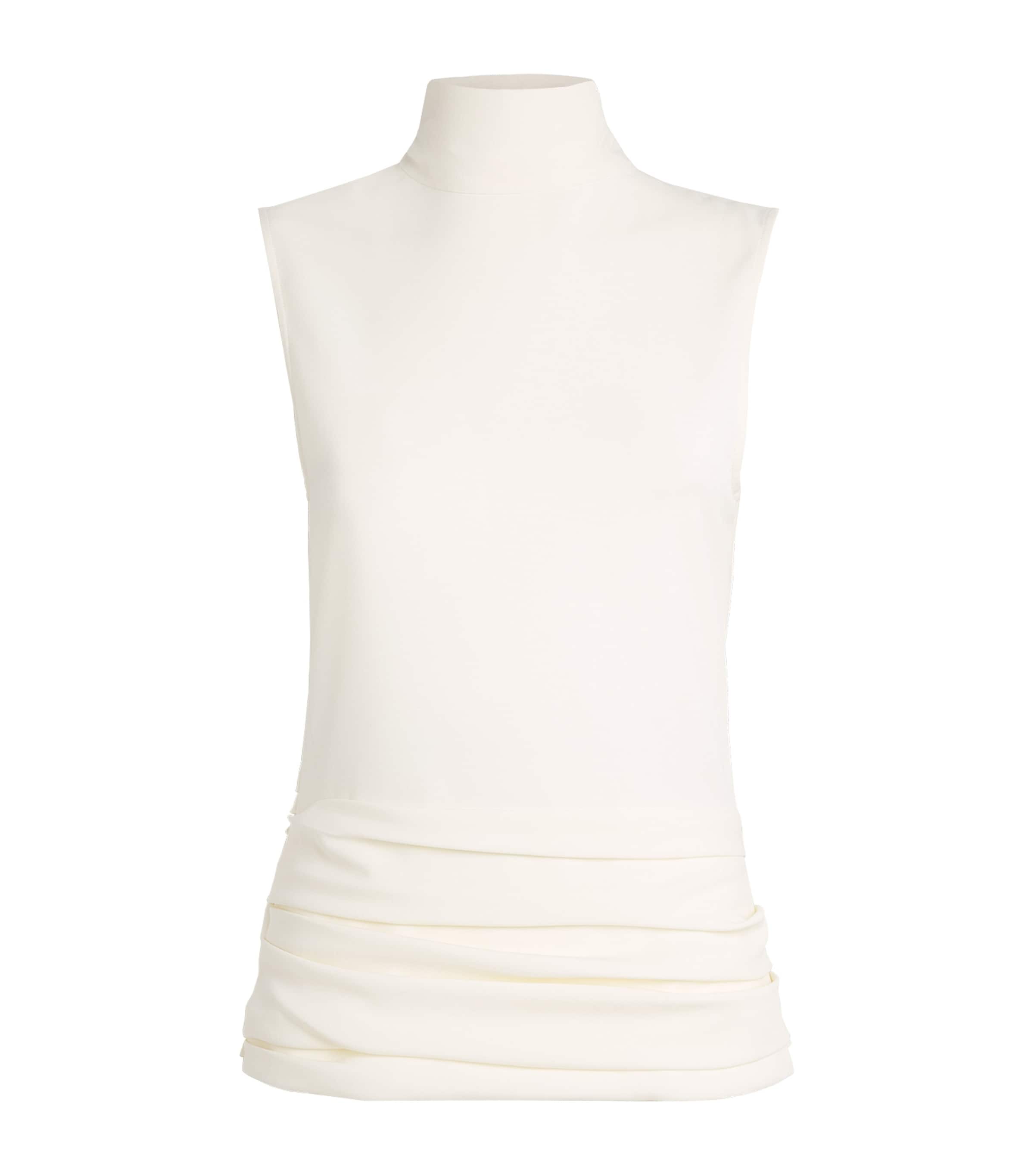 Voranida Womens Sleeveless Etta Blouse Ecru