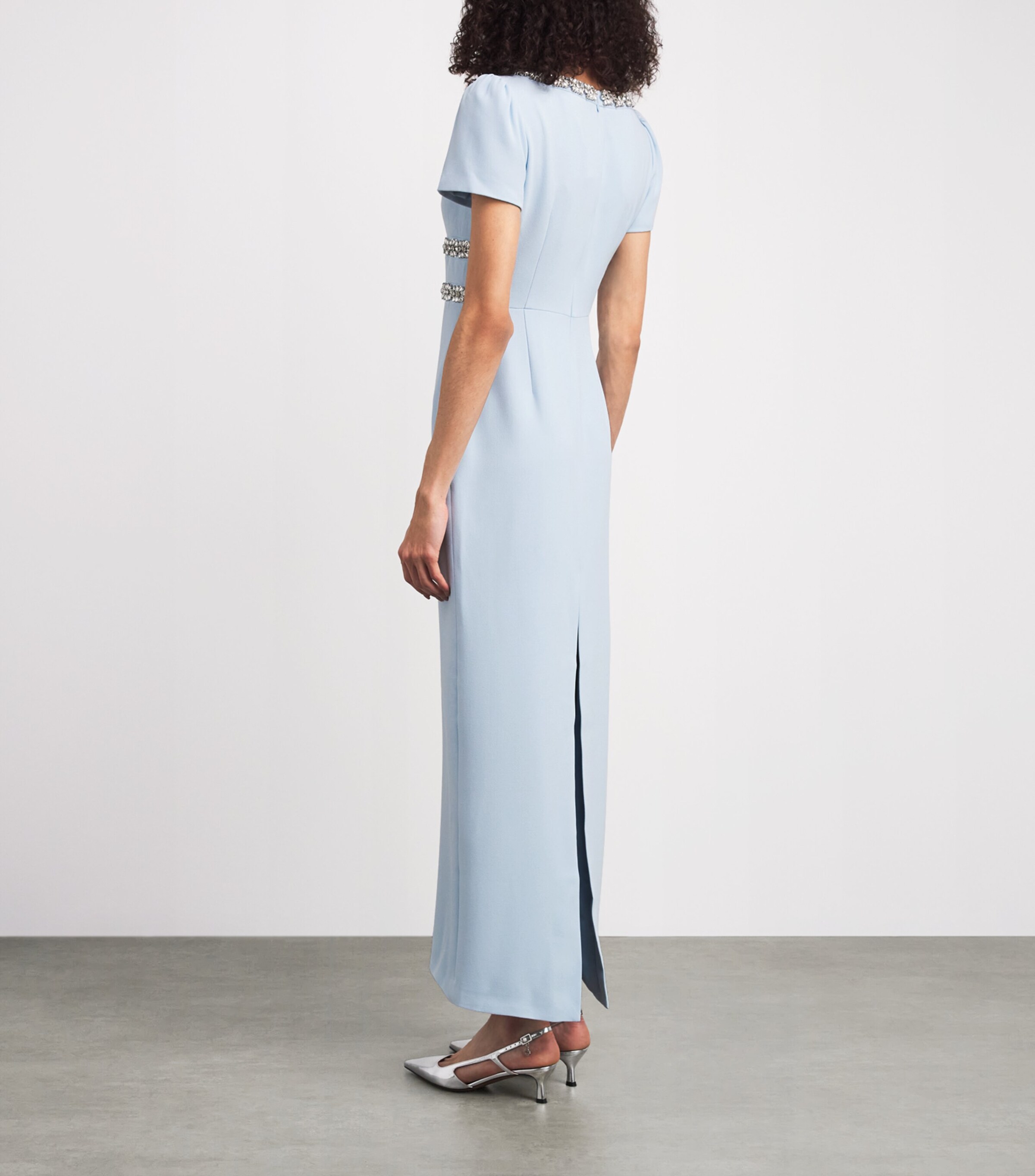 slim fit dress slacks Fitted Cut Out Maxi Dress with Side Slit I Prom & Evening Dresses  UME  London