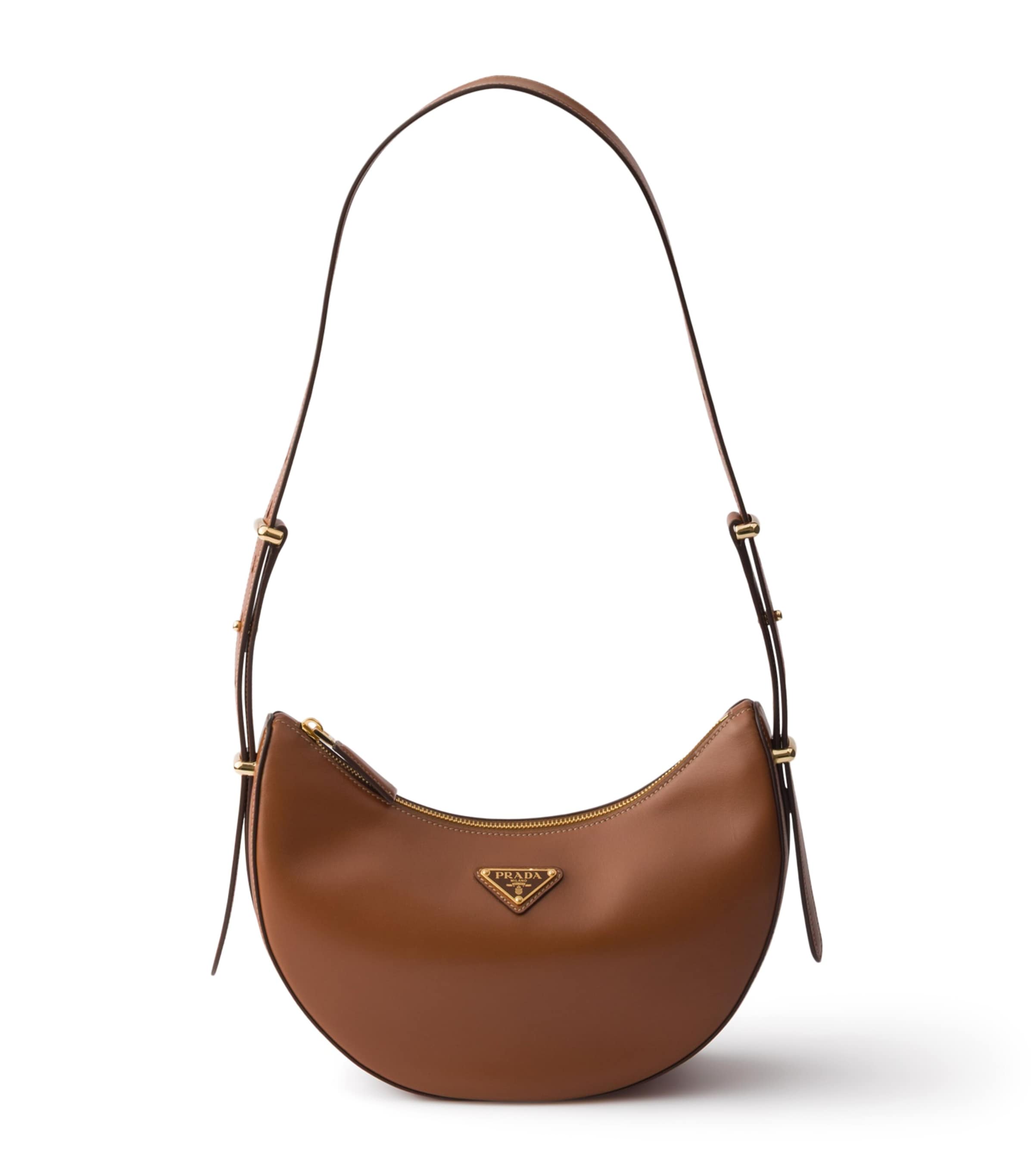 Small Leather Arqué Shoulder Bag