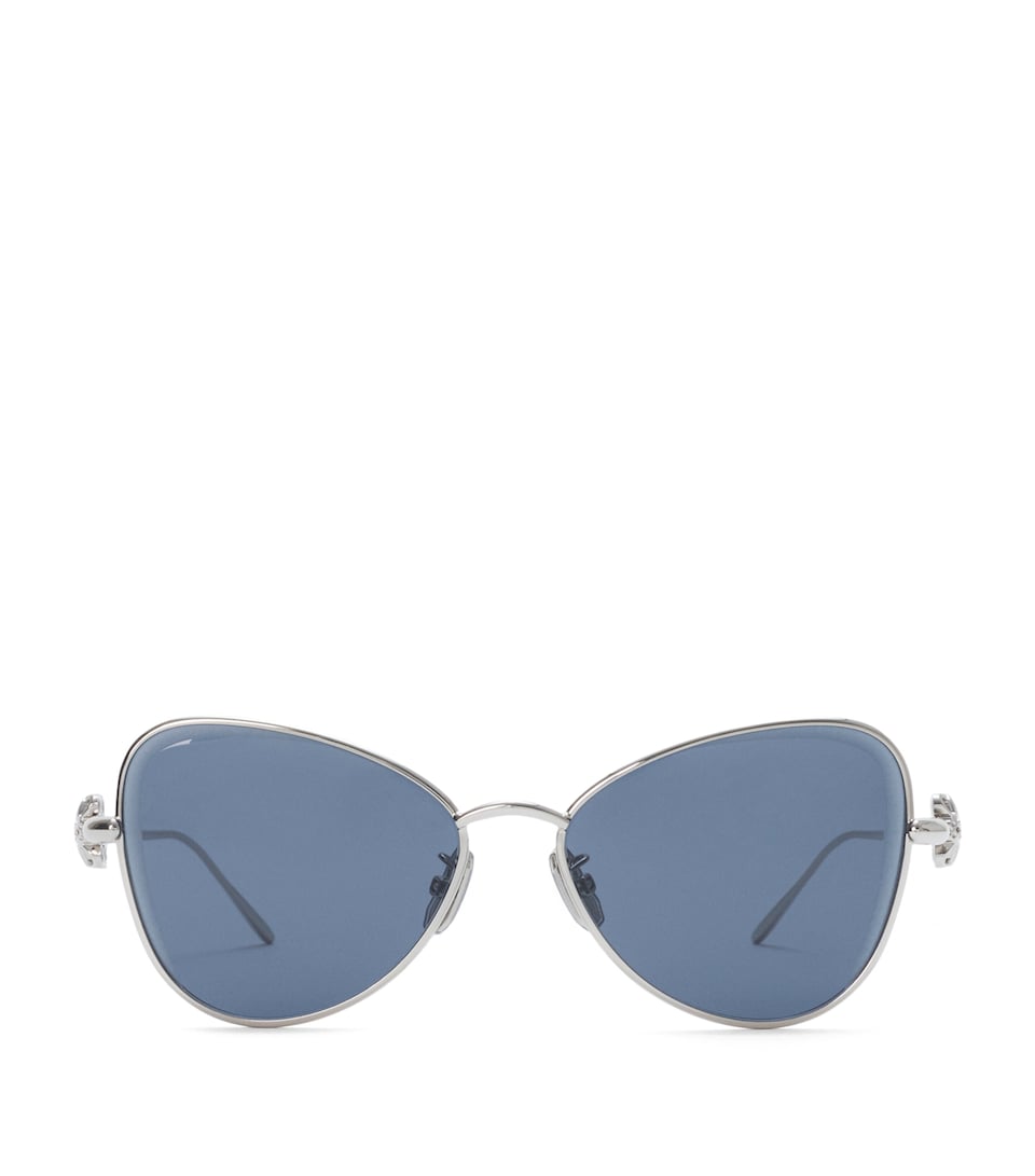 LOEWE Bombé Butterfly Sunglasses Denim Blue
