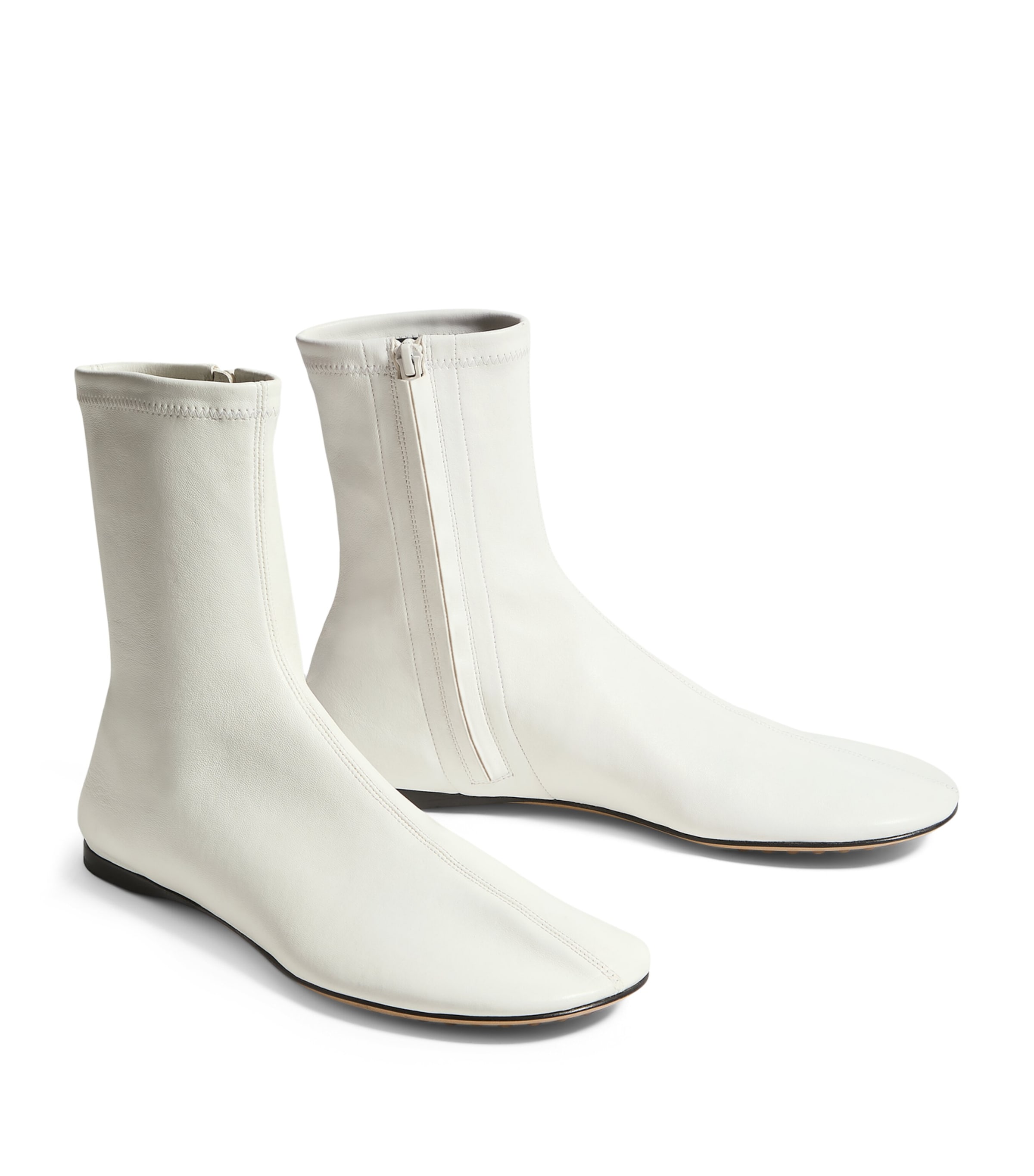 Bottega Veneta Leather Ankle Boots