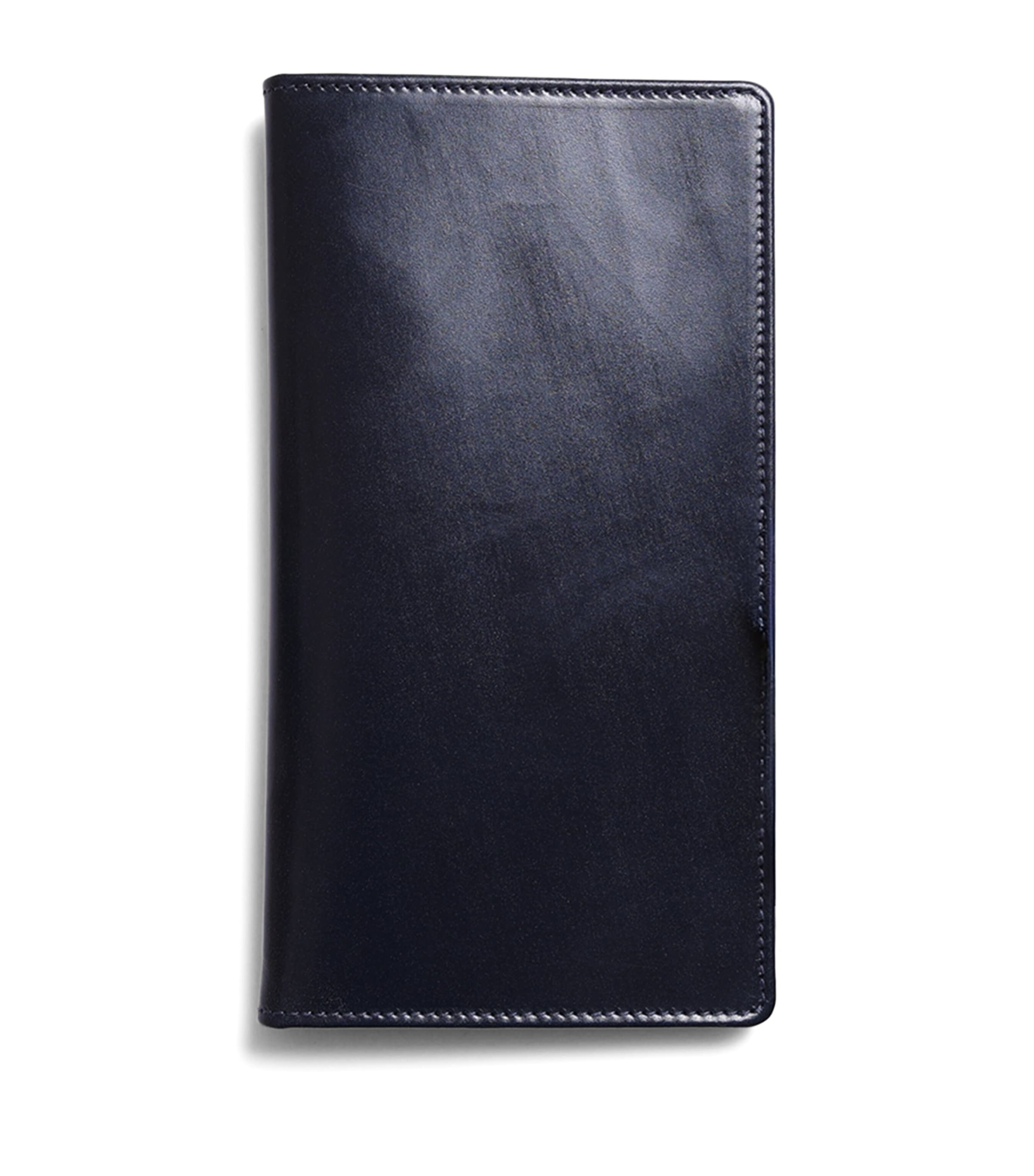 Leather Bifold Tall Jacket Wallet