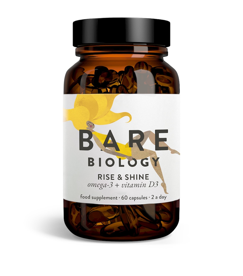 Bare Biology Rise & Shine Omega-3 + Vitamin D3 (60 Capsules)