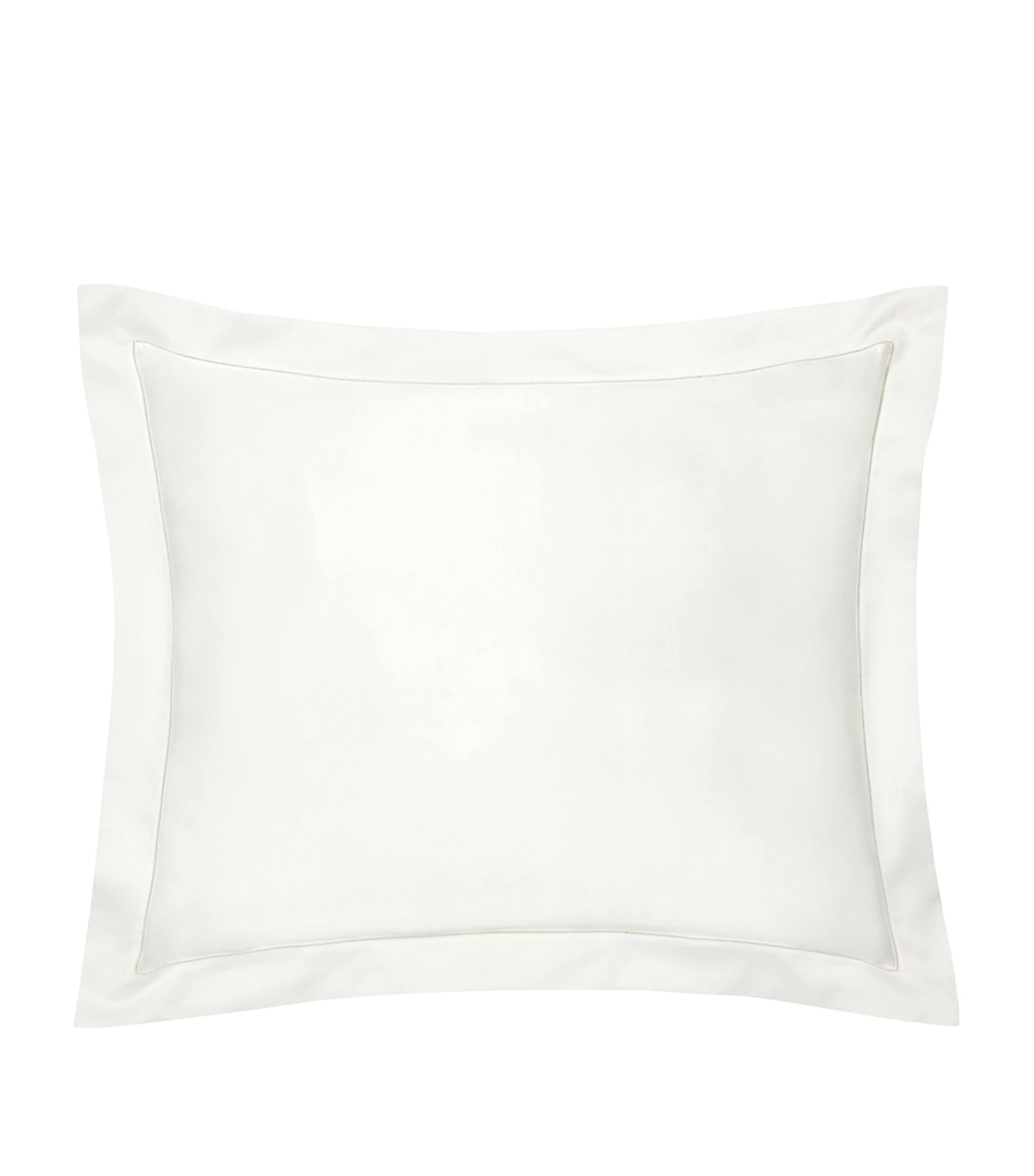Sferra Egyptian Cotton Sham Giza Square Pillowcase (65cm x 65cm) Candlelight