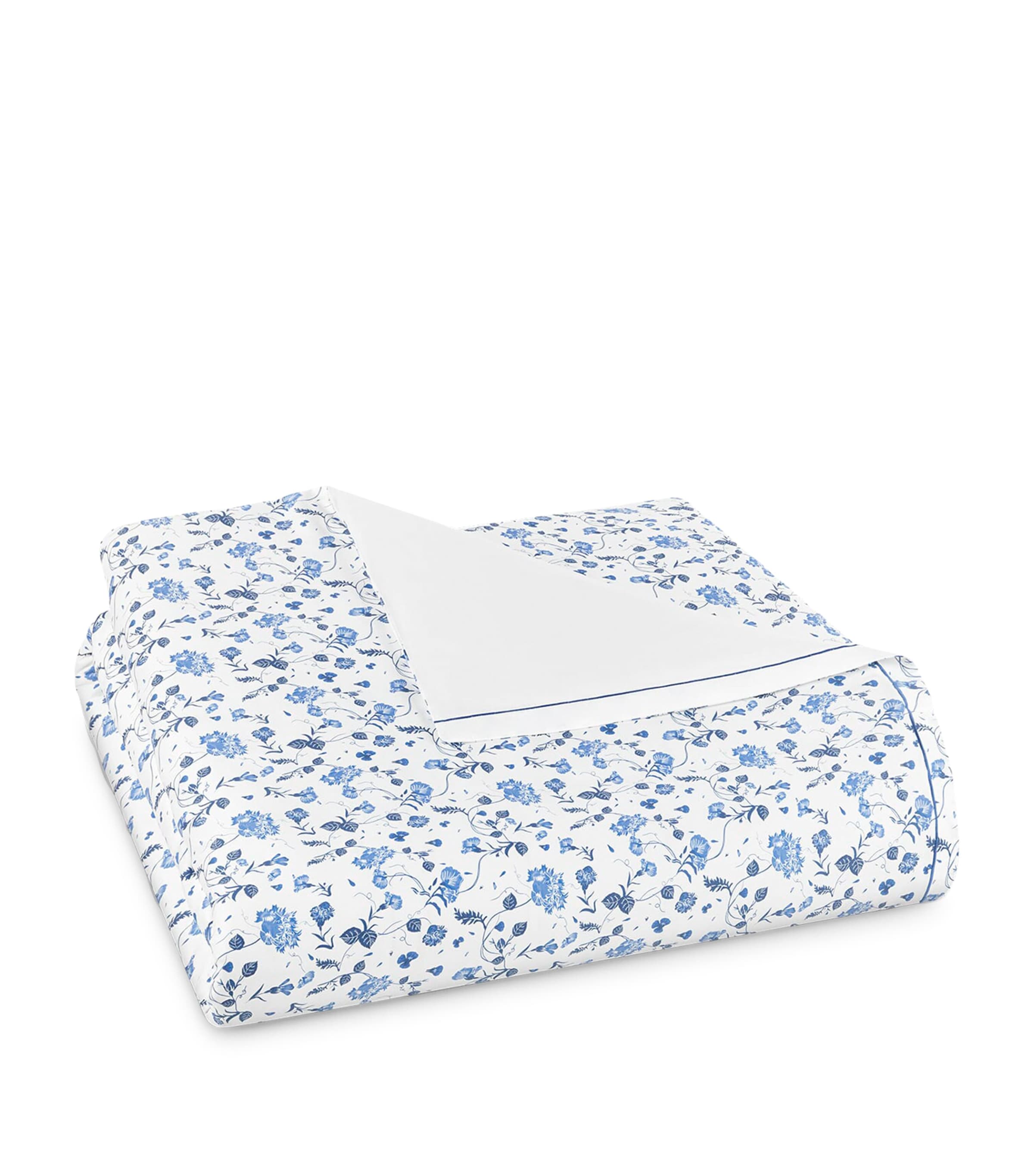 Amalia Cotton Vila Super King Duvet Cover Set Ardósia (blue)