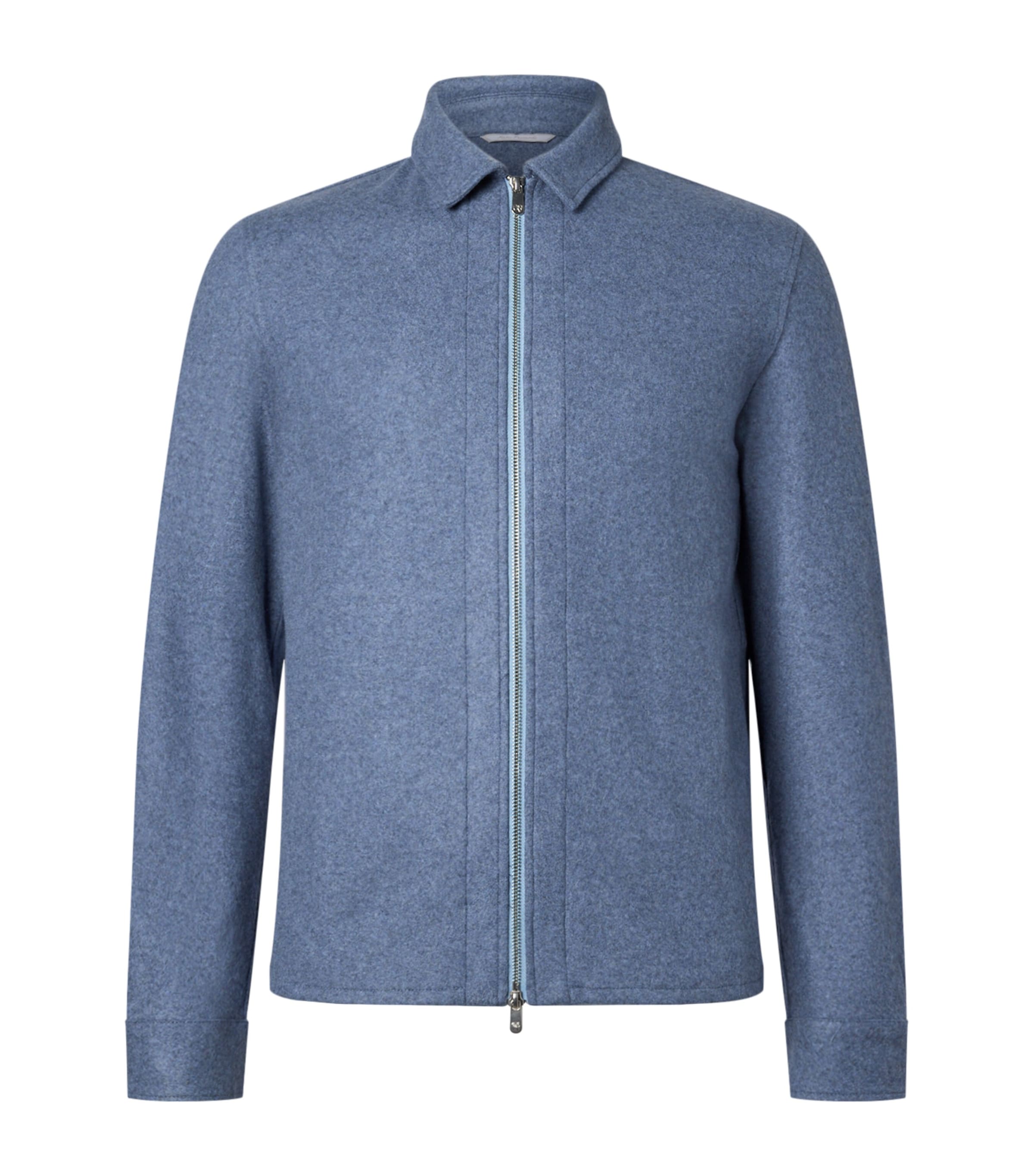Cashmere 2-Way Zip Jacket