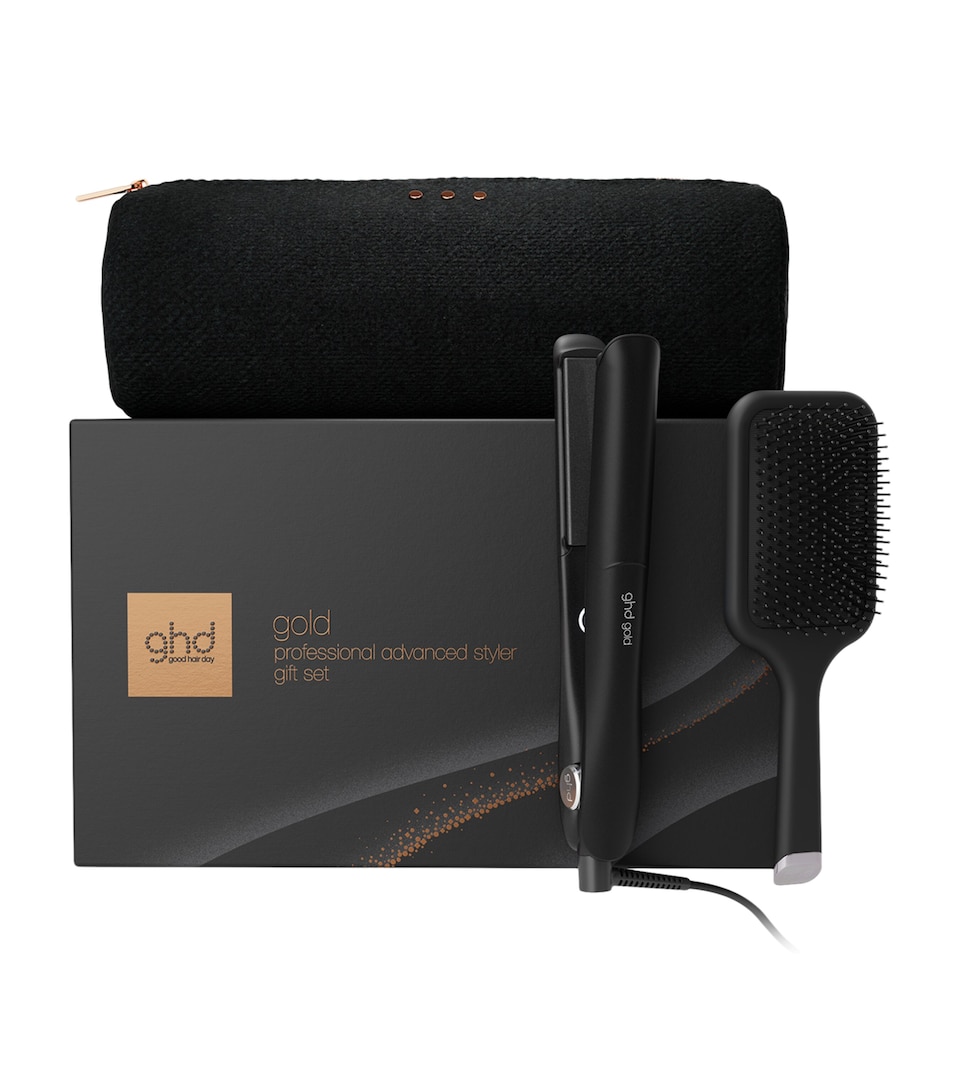 ghd Gold Hair Straightener Festive Gift Set