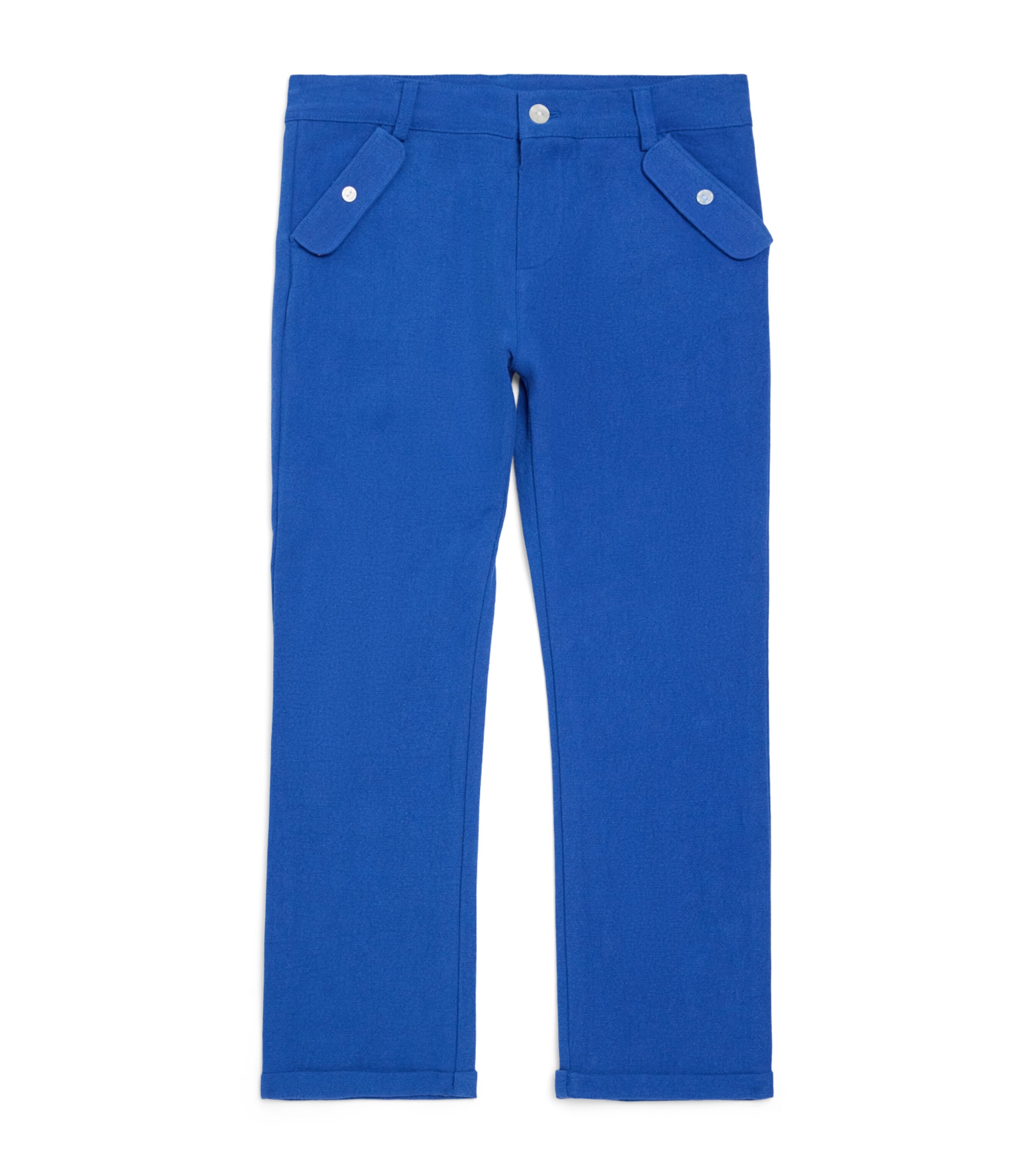 Tartine et Chocolat Cotton-Linen Chinos (5-12 Years) Bleu Electrique