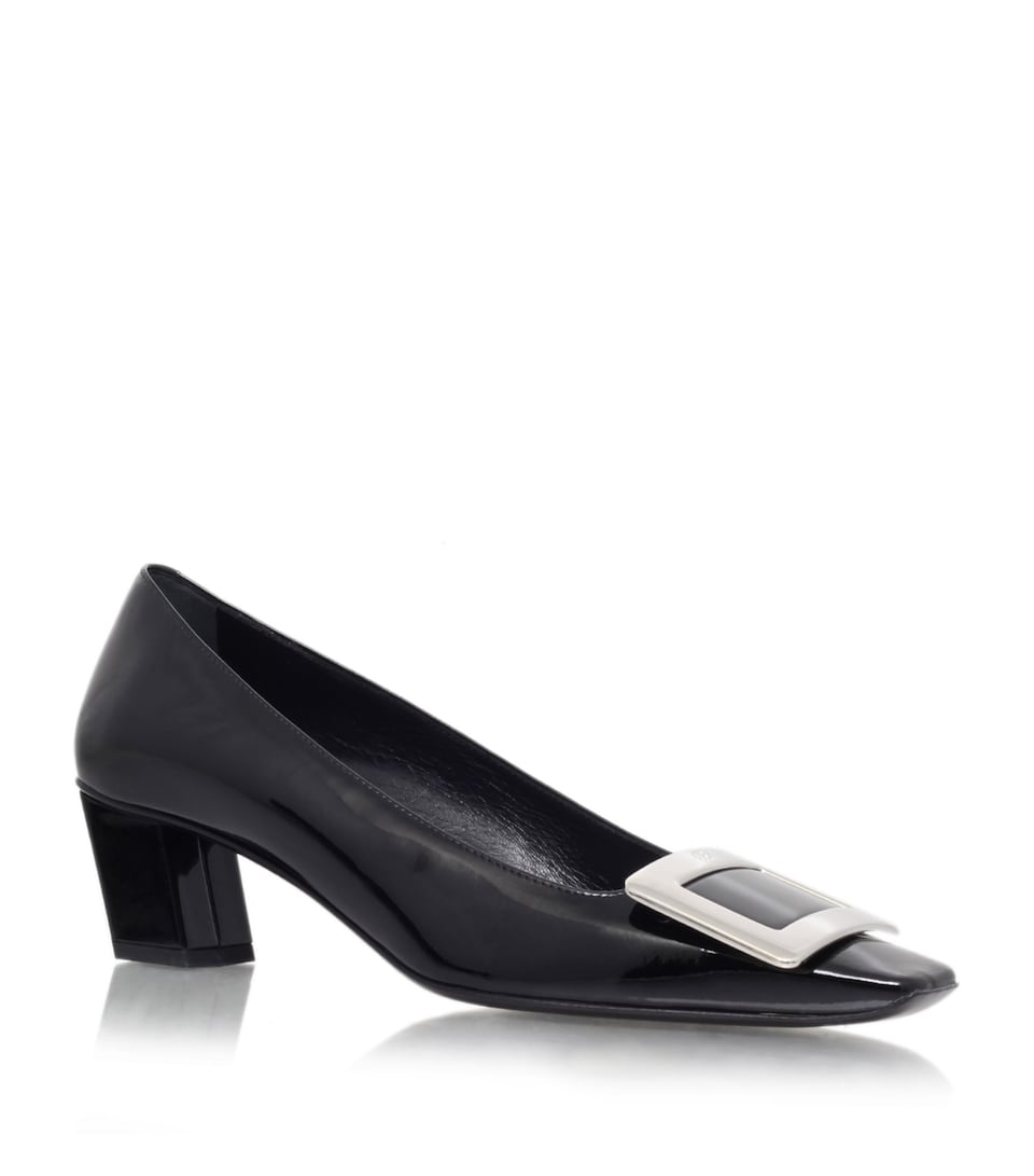 Patent Decolleté Belle Vivier Pumps 45