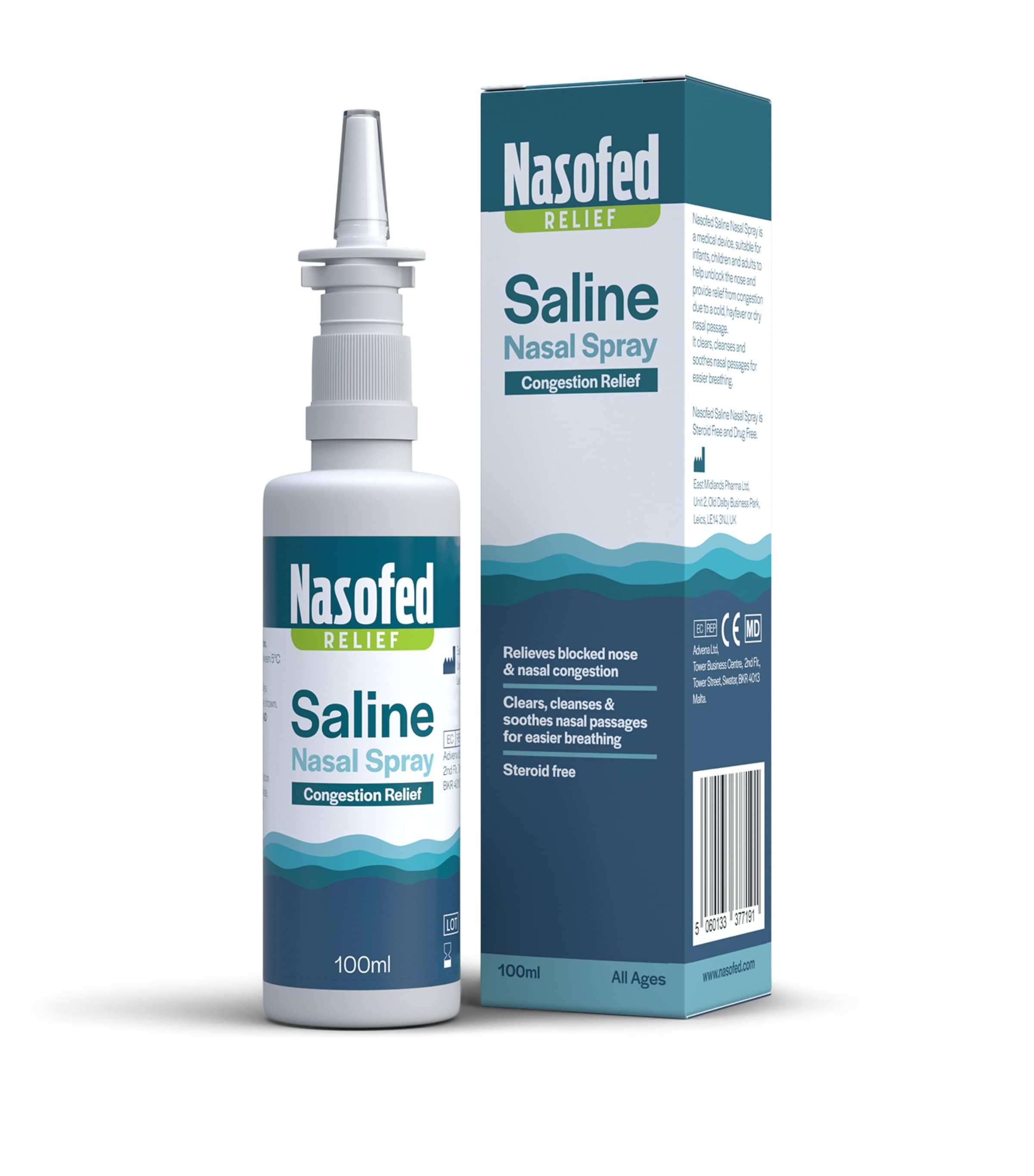 NASOFED Nasofed Relief Saline Nasal Spray (100ml)