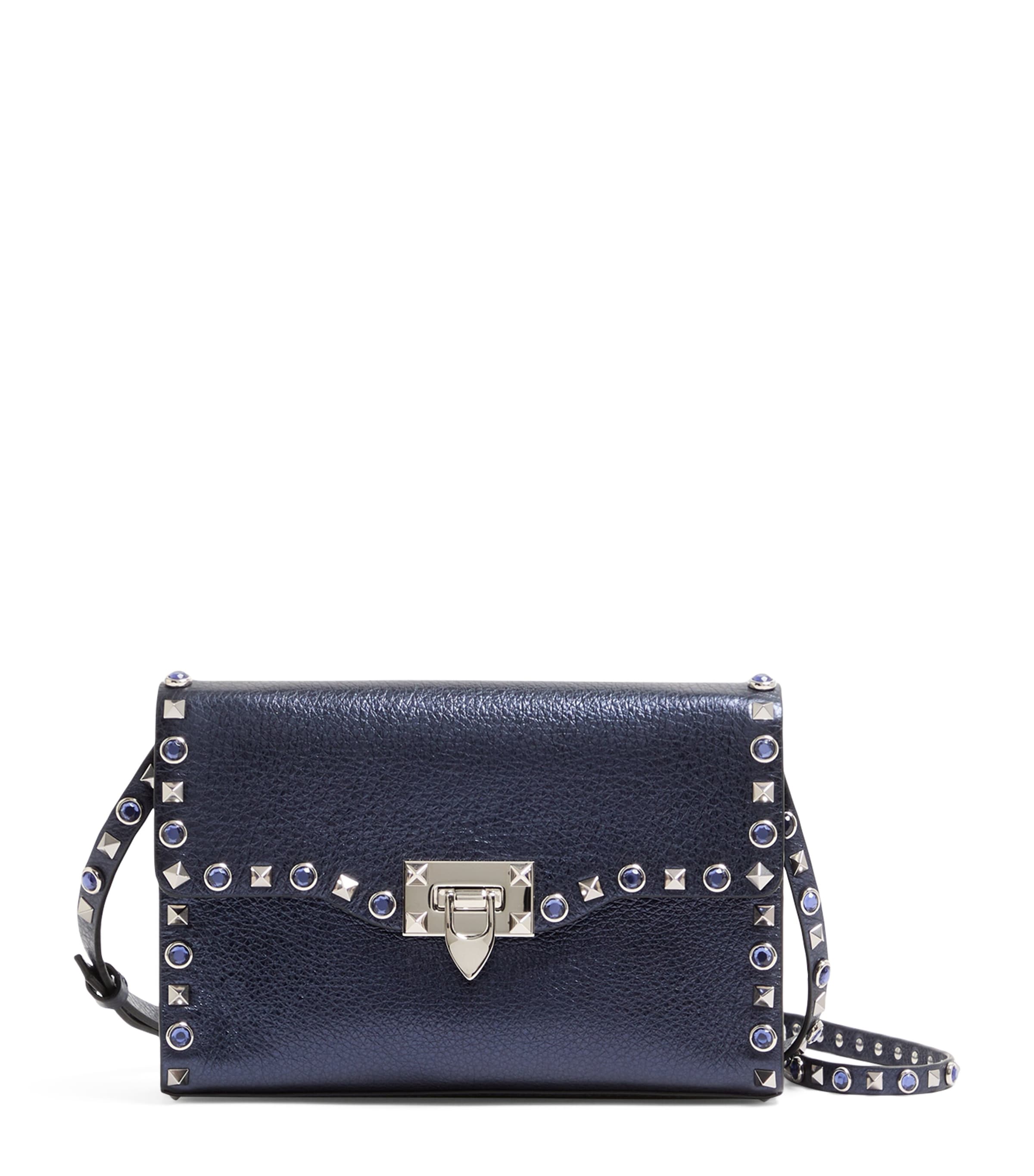 Valentino Garavani Calfskin Rockstud Spike Shoulder Bag
