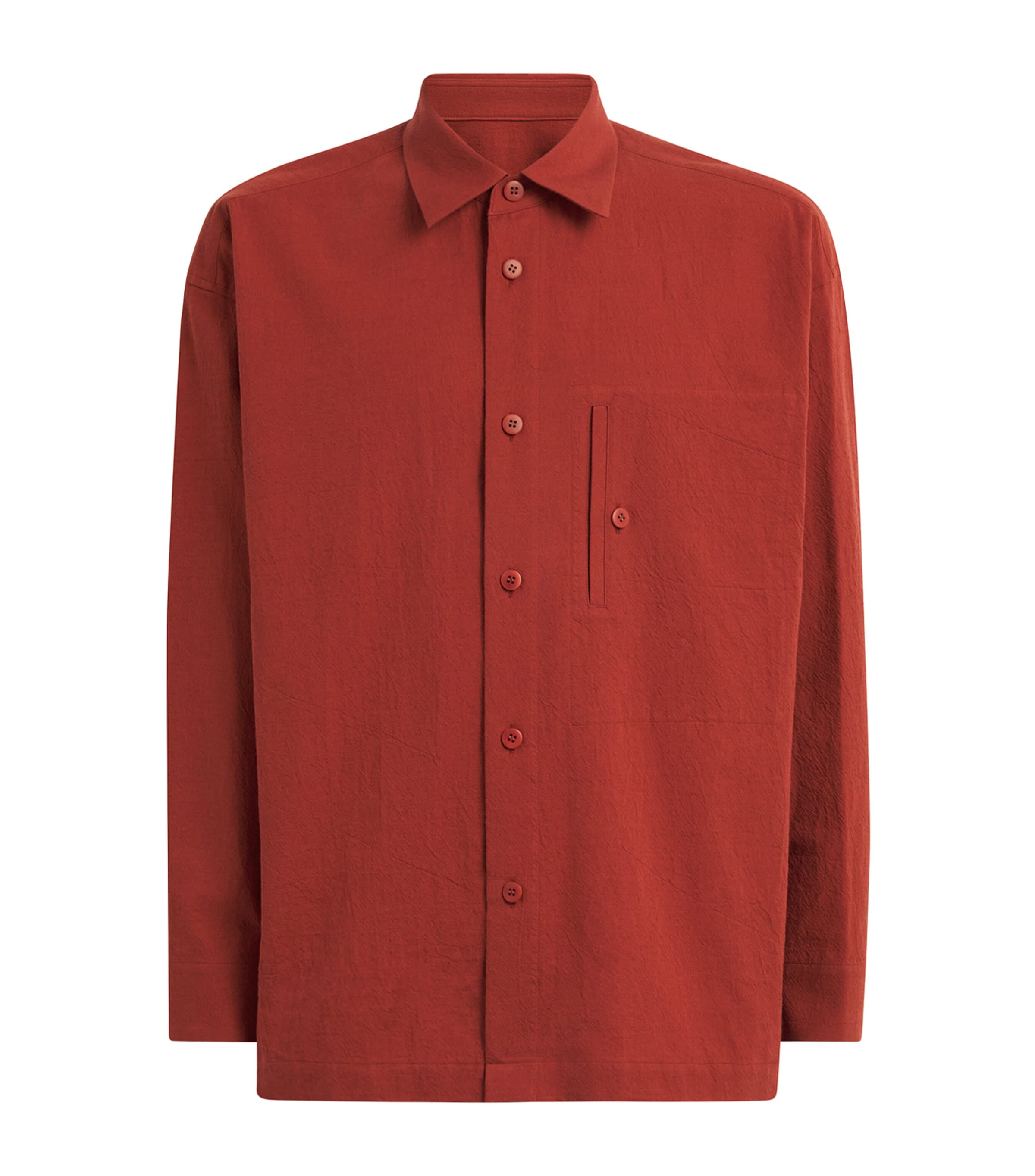 IM MEN Mens Cotton Yak Shirt Red