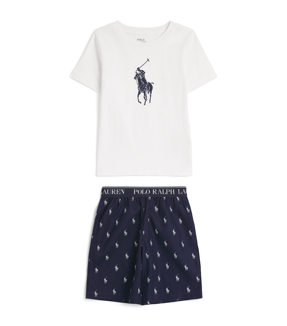 Cotton T-Shirt and Shorts Pyjama Set (7-14 Years)