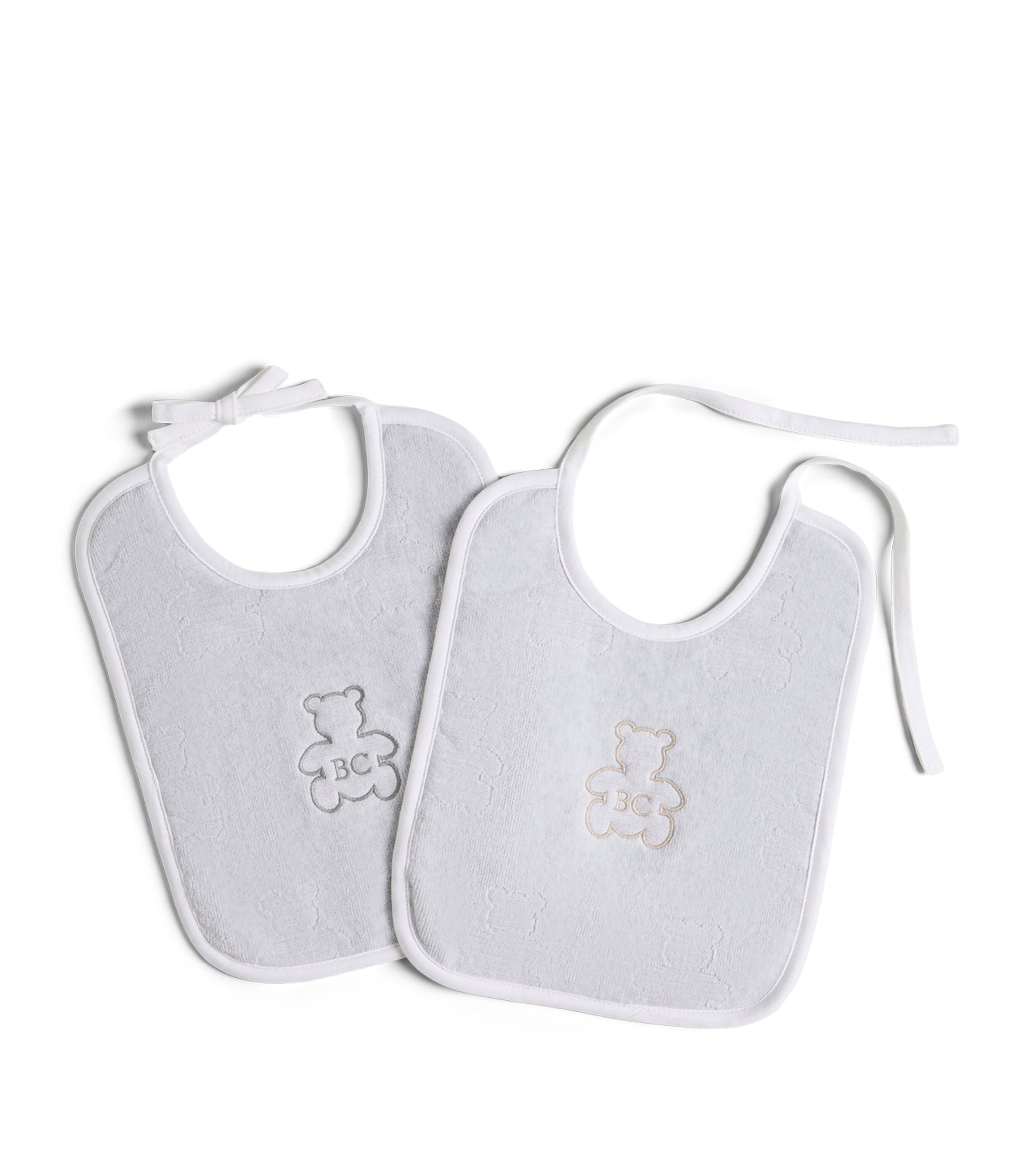 Cotton Terrycloth Baby Bibs (Set of 3)