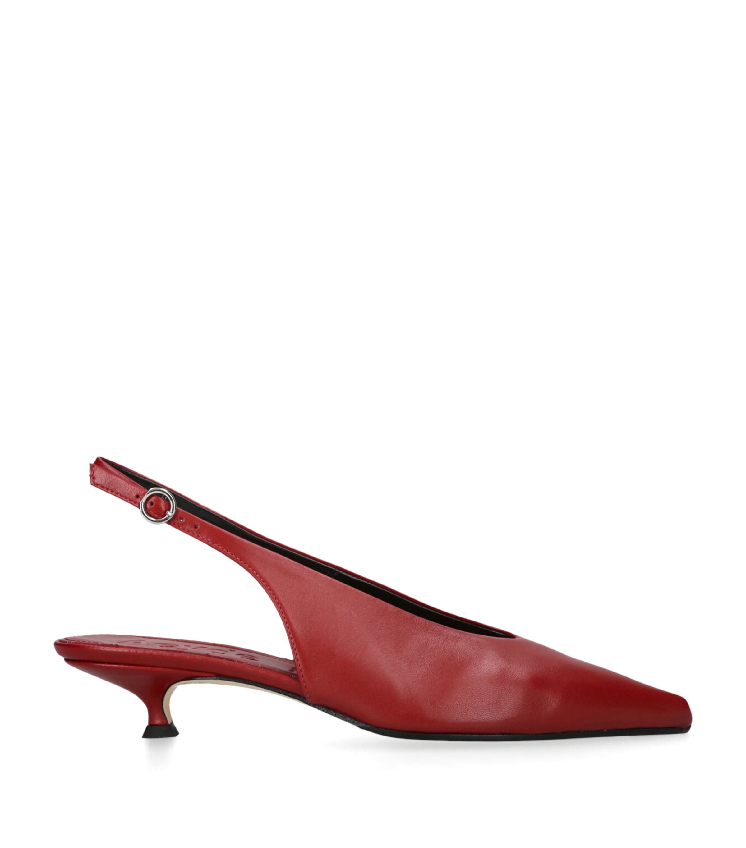 Leather Camila Slingback Pumps 35