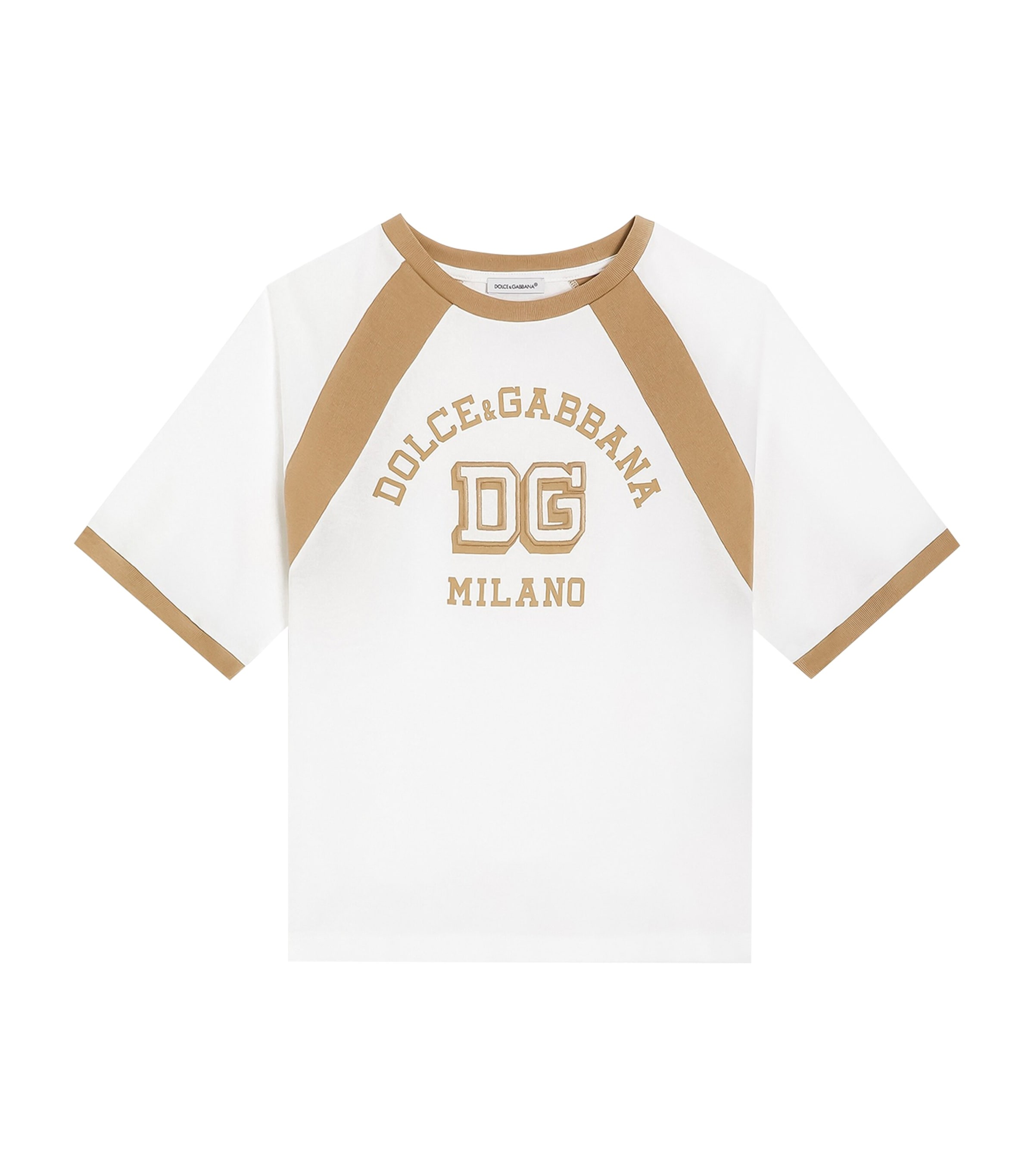 Dolce&Gabbana Kids Cotton Logo T-Shirt (8-12+ Years) White