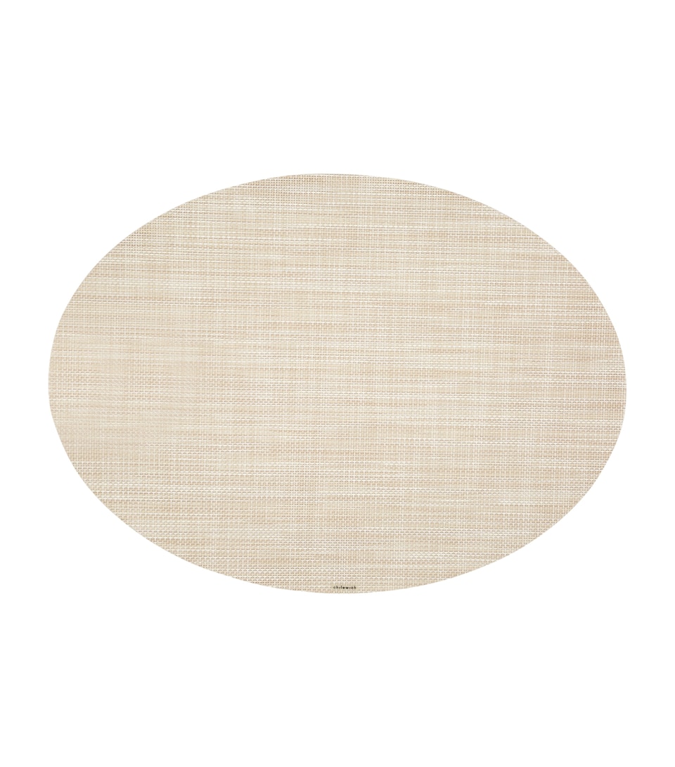 Mini Basketweave Oval Placemat
