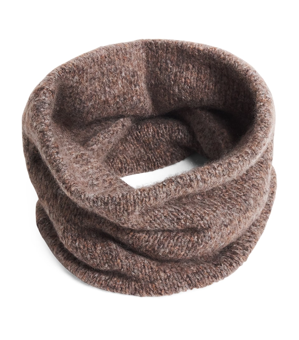 Brushed Cashmere-Silk Snood